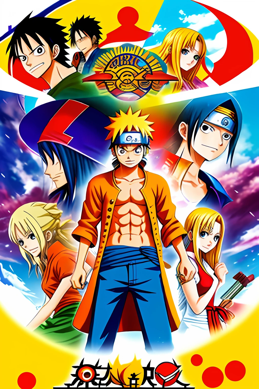One piece, Naruto