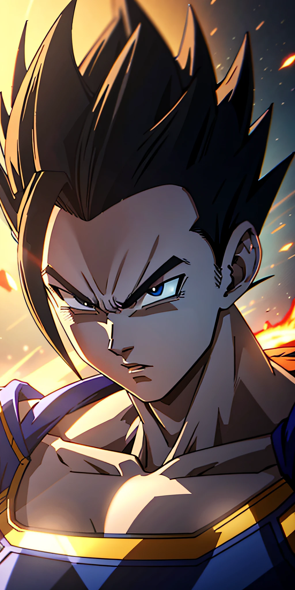 VEGETA Dragon Ball Super , ultra details,octane render, 16k