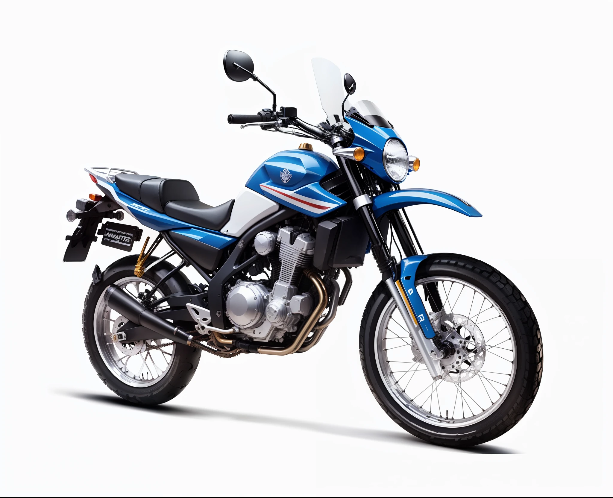 White leather sport bike suspension Auta