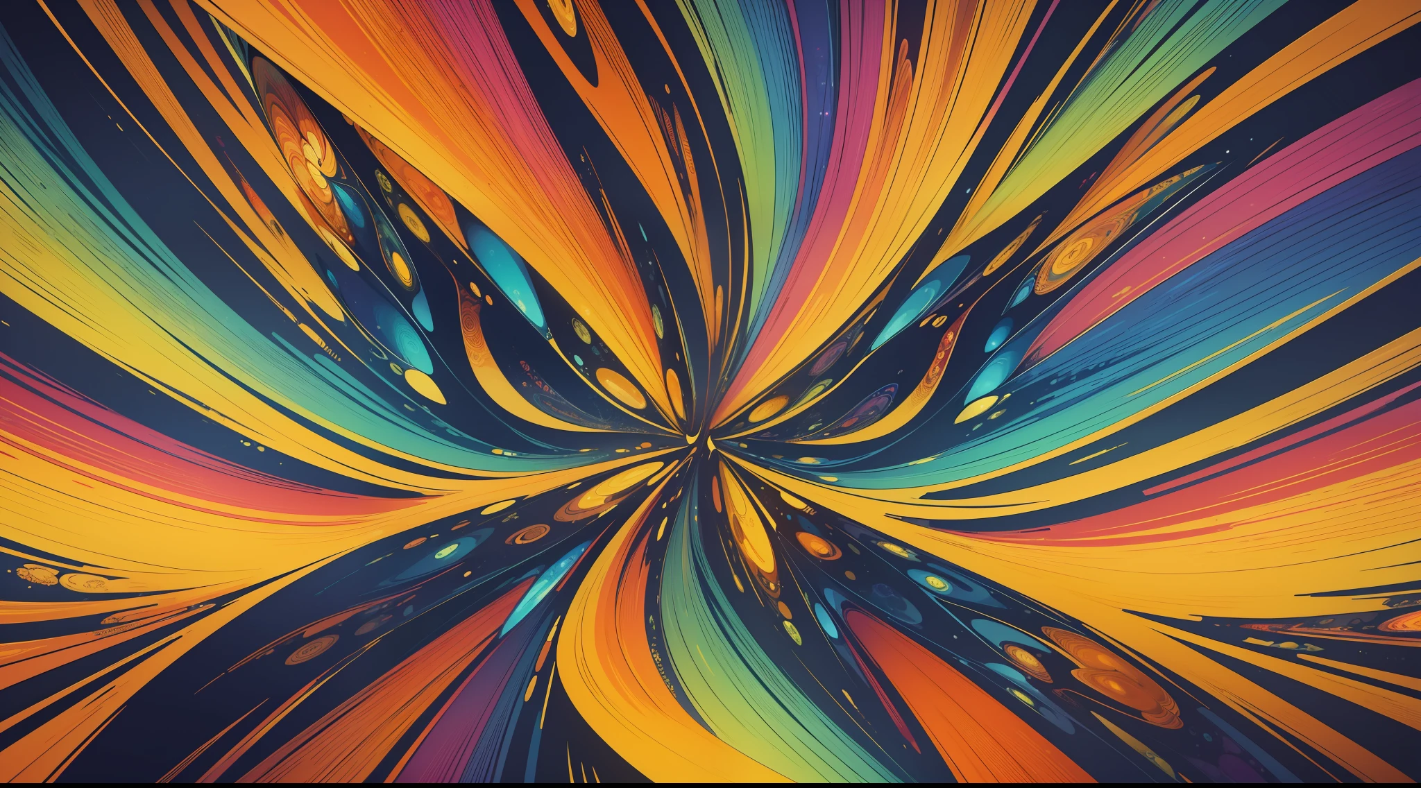 (masterpiece, best quality, ultra-detailed),(vibrant colors, best illumination, an extremely abstract and satisfying image),nature-inspired abstraction, joyous and inspiring, conveying feelings of happiness and satisfaction, beautiful composition, dynamic lines and patterns.