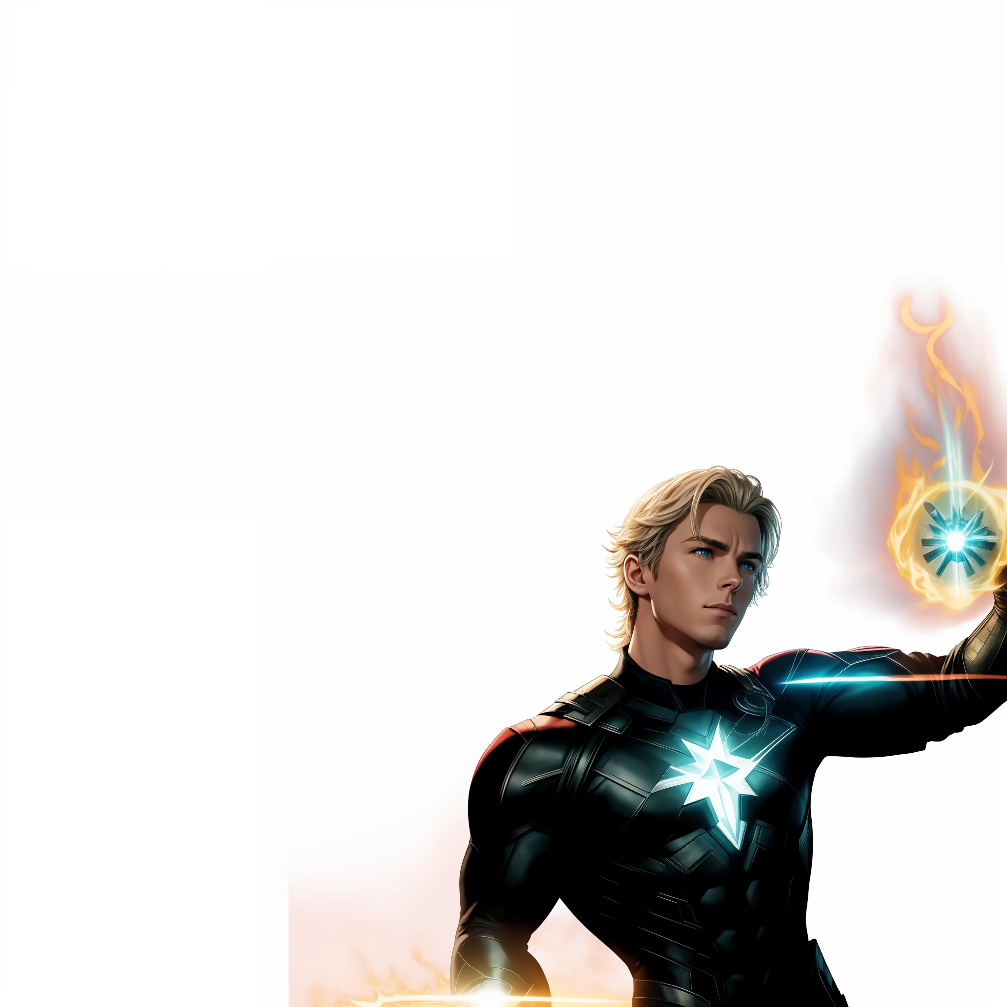 There is a 25 year old male holding a bright flame over him, HQ 4K phone wallpaper, 4K HQ wallpaper, amazing Avengers, no text, 4K wallpaper, 4K wallpaper, Medium Close-Up (MCU), fan art, 4K wallpaper, 4K wallpaper, HD wallpaper, Quicksilver, Thor, Stony,