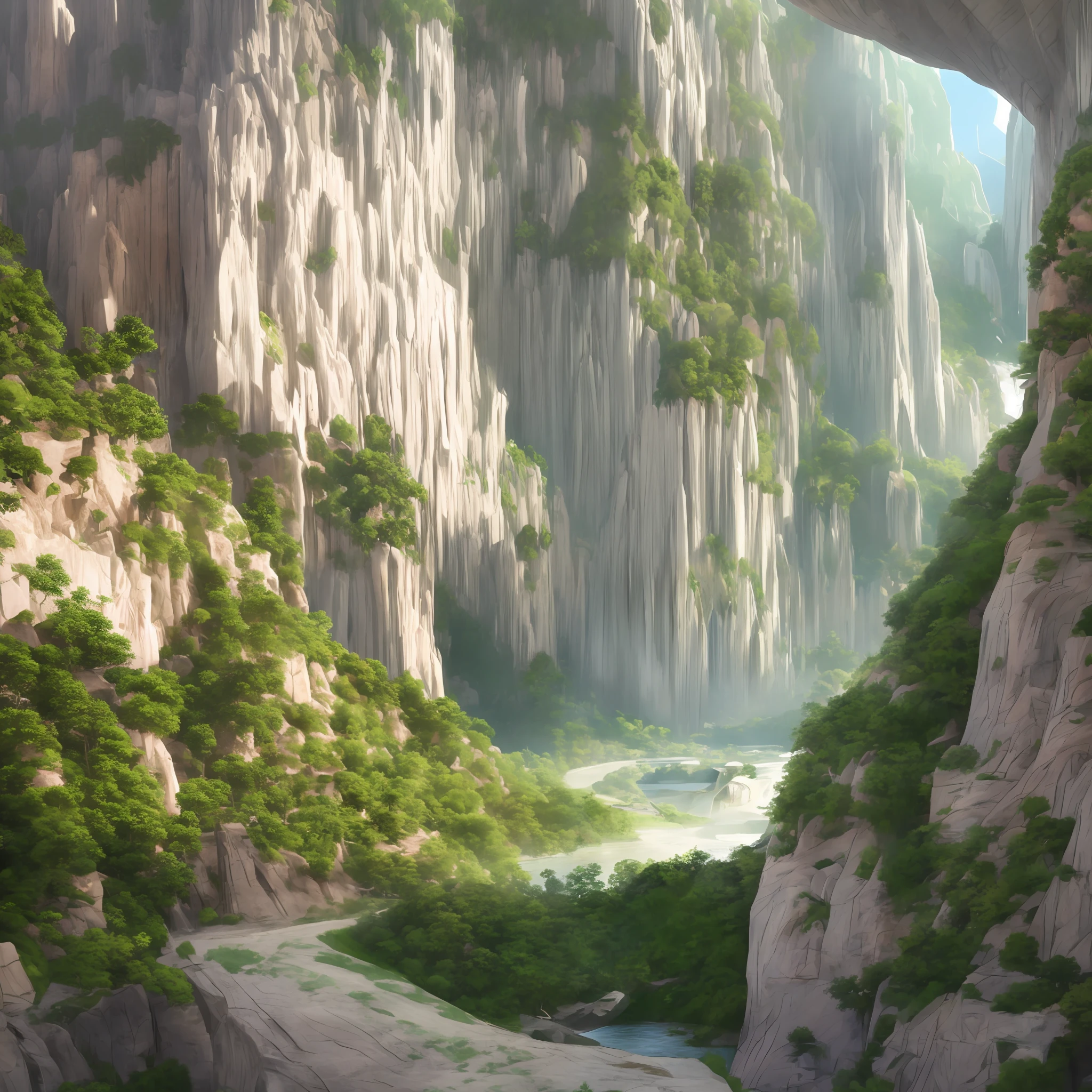 Futuristic design of cave dwelling space concept art on grand Canyon caves nature architecture, proportional,detailed, cave architecture nature meets futuristic architecture by Toyo Ito and Philip Johnson with Jean Nouvel village,residential area, futuristic development, high rise made up staircases, balconies, full of rock and glass facades, residential spaces carved from cliff side ,trending on artstation, beautiful lighting,In the style of Andreas Achenbach and Norman Ackroyd masterpiece, fantasy, intricate, award winning, 4k, highest quality render --auto --s2