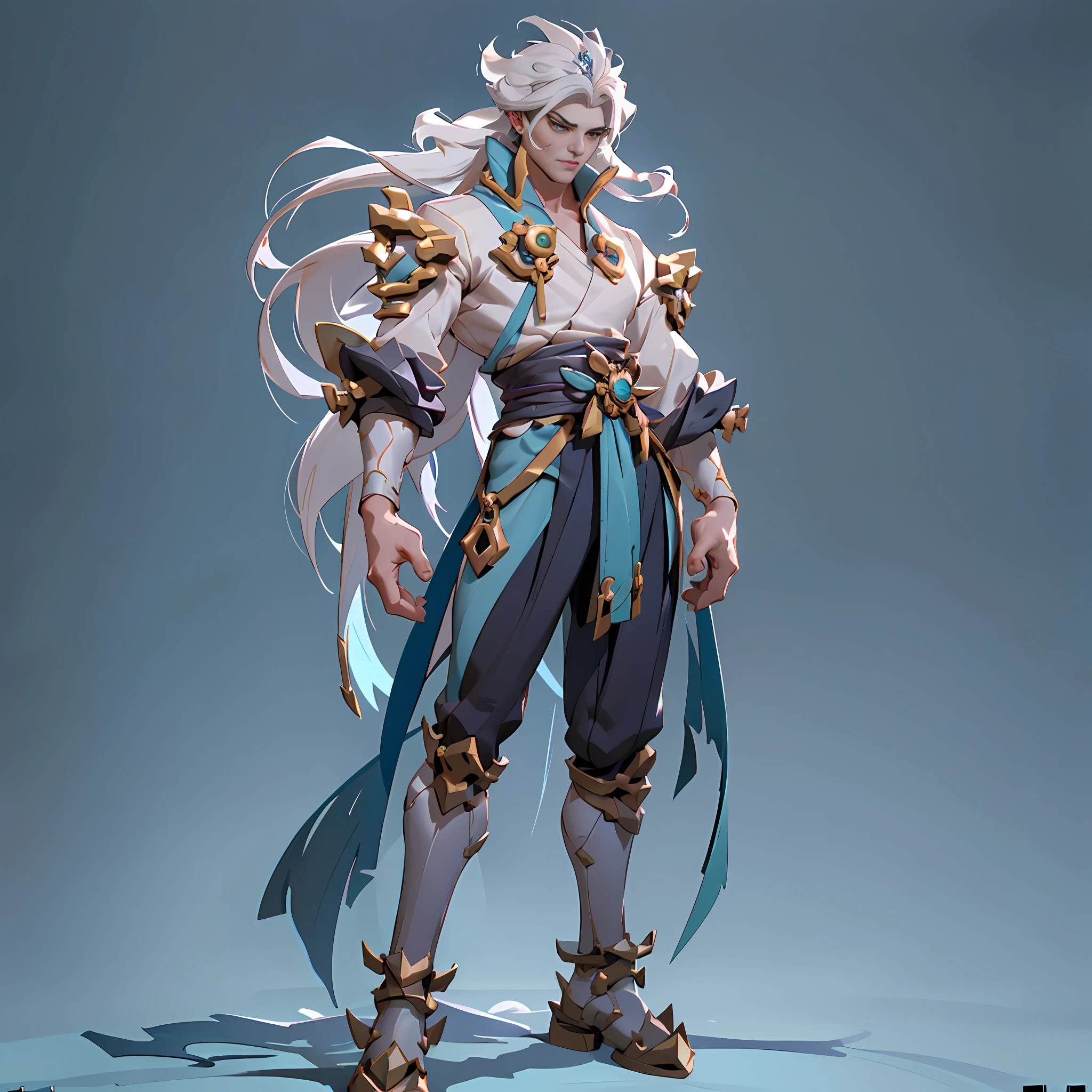 (Master works, best picture quality, super high resolution, best quality, super clear, perfect face, delicate facial features, glowing skin, full body), ((League of Legends art style)), ((King Glory art style)), first-person perspective, 1 male, solo, close-up of a man with white hair and blue clothing, Keqing from Genshin Impact, Zhongli from Genshin Impact, Feng Zhu Concept Art, Dragon, Pan Chengwei on the Art Station, Onmyoji Detailed Art, Amazing 8K Character Concept Art, G Liu Lian art style, Genshin Impact character, Yang J