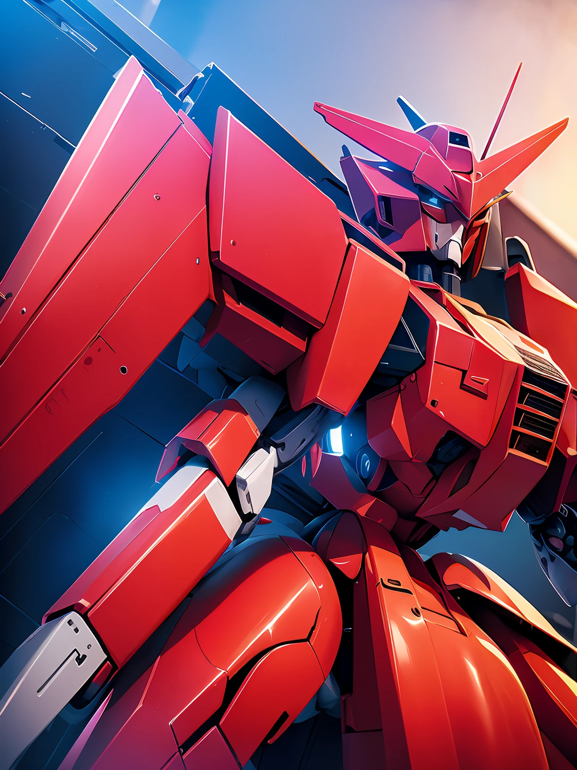 Mech, Red, Gundam