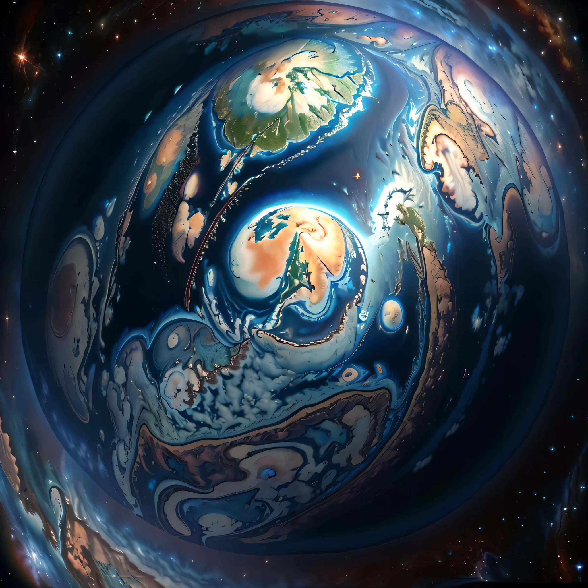 planet earth viewed from space