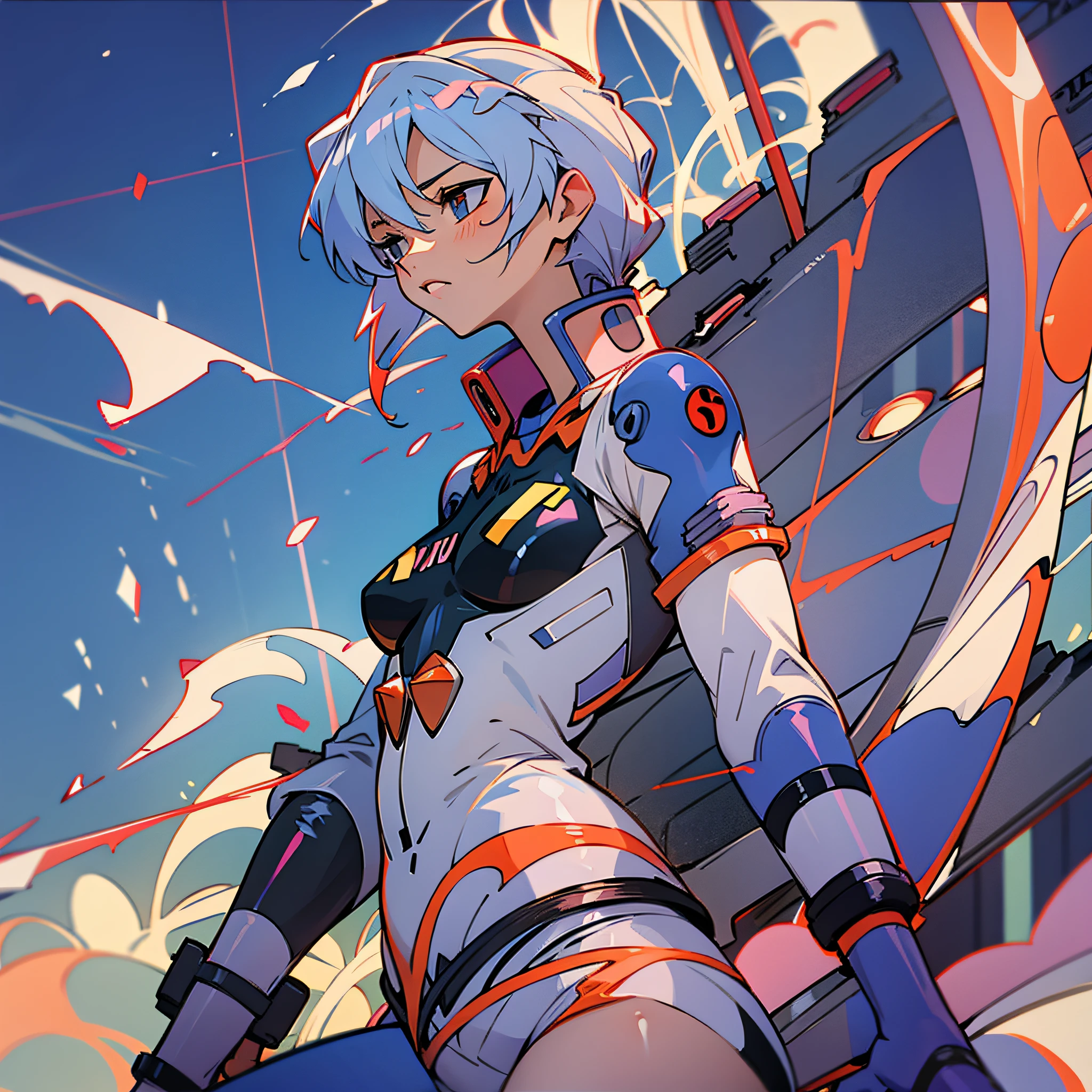 King Ayanami of Neon Genesis, Anime, Medium Breasts, Waifu --auto --s2
