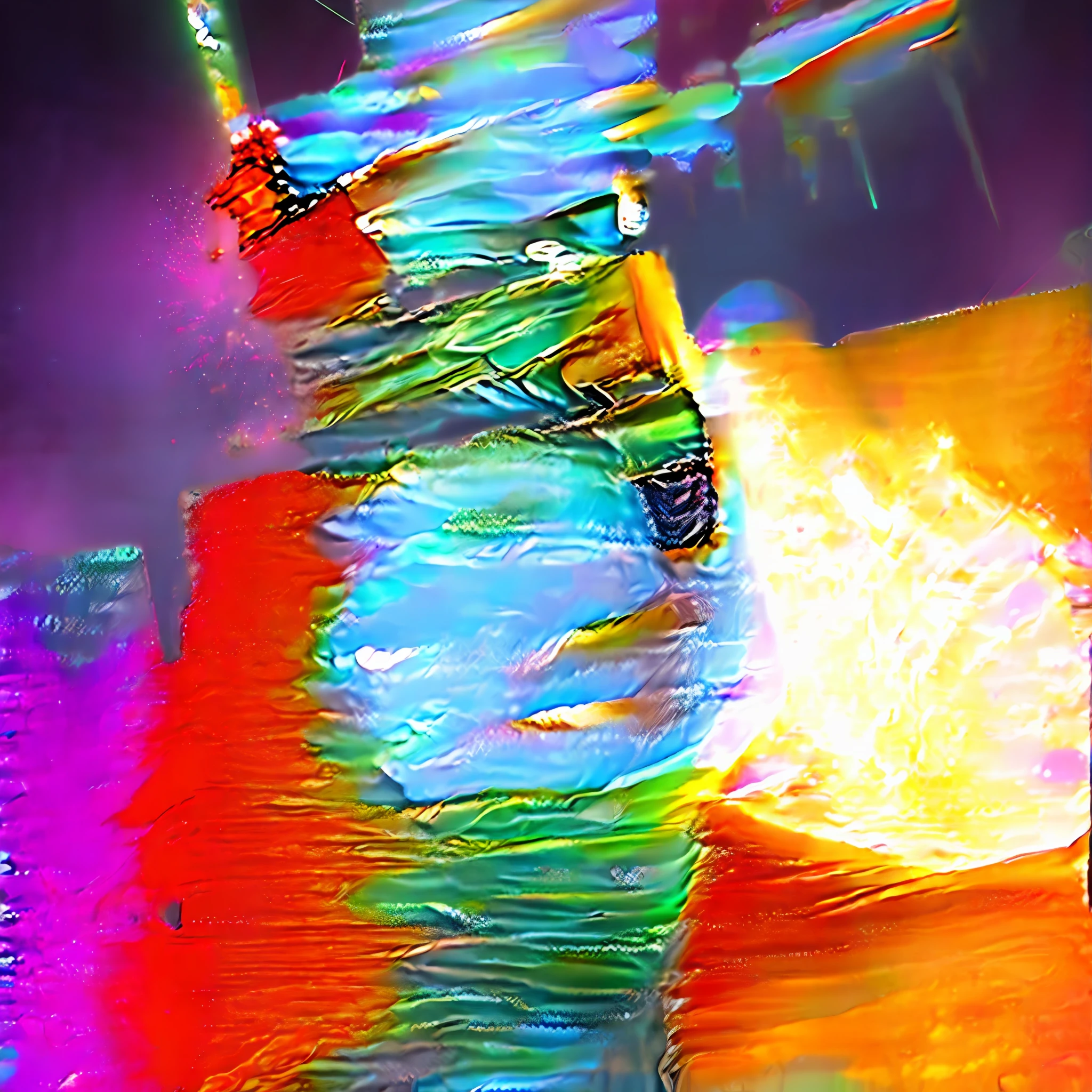 brightly colored lights illuminate a stage with a band performing, lasers all over the scene, live concert lighting, explosion of neon lights, psychedelic light show, elaborate stage effects, colored lasers, laser light show, concert lighting, dramatic and colorful lighting, lasers, bright light masterpiece, colorful neon lights, laser lights, lazers, colorized neon lights, very epic atmosphere