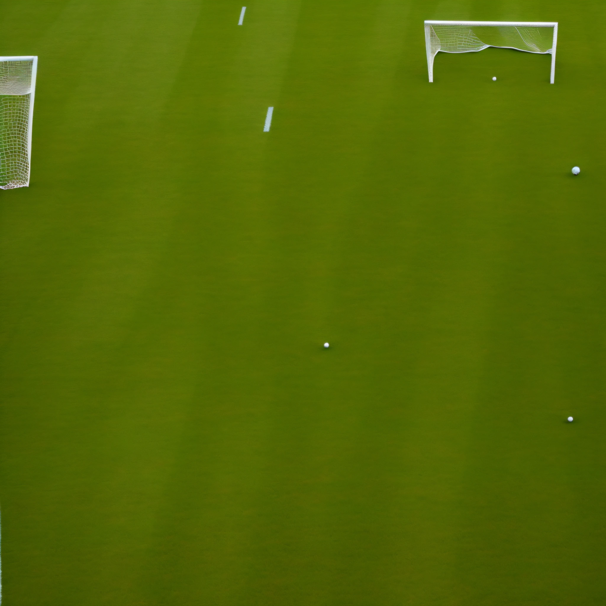 soccer play game top view goal