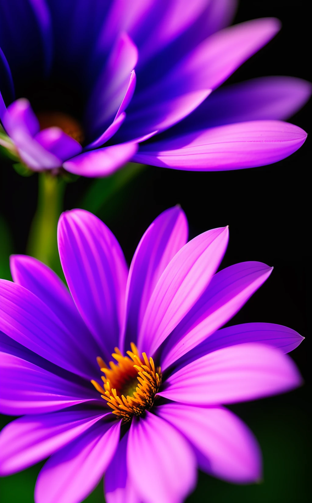 there is a purple flower that is blooming in the dark, taken with canon 5d mk4, shot on canon eos r5, shot on canon eos r 5, shot on sony a 7 iii, beautiful deep colors, shot on nikon z9, beautiful deep colours, shot with canon eoa 6 d mark ii, 100 mm sigma art