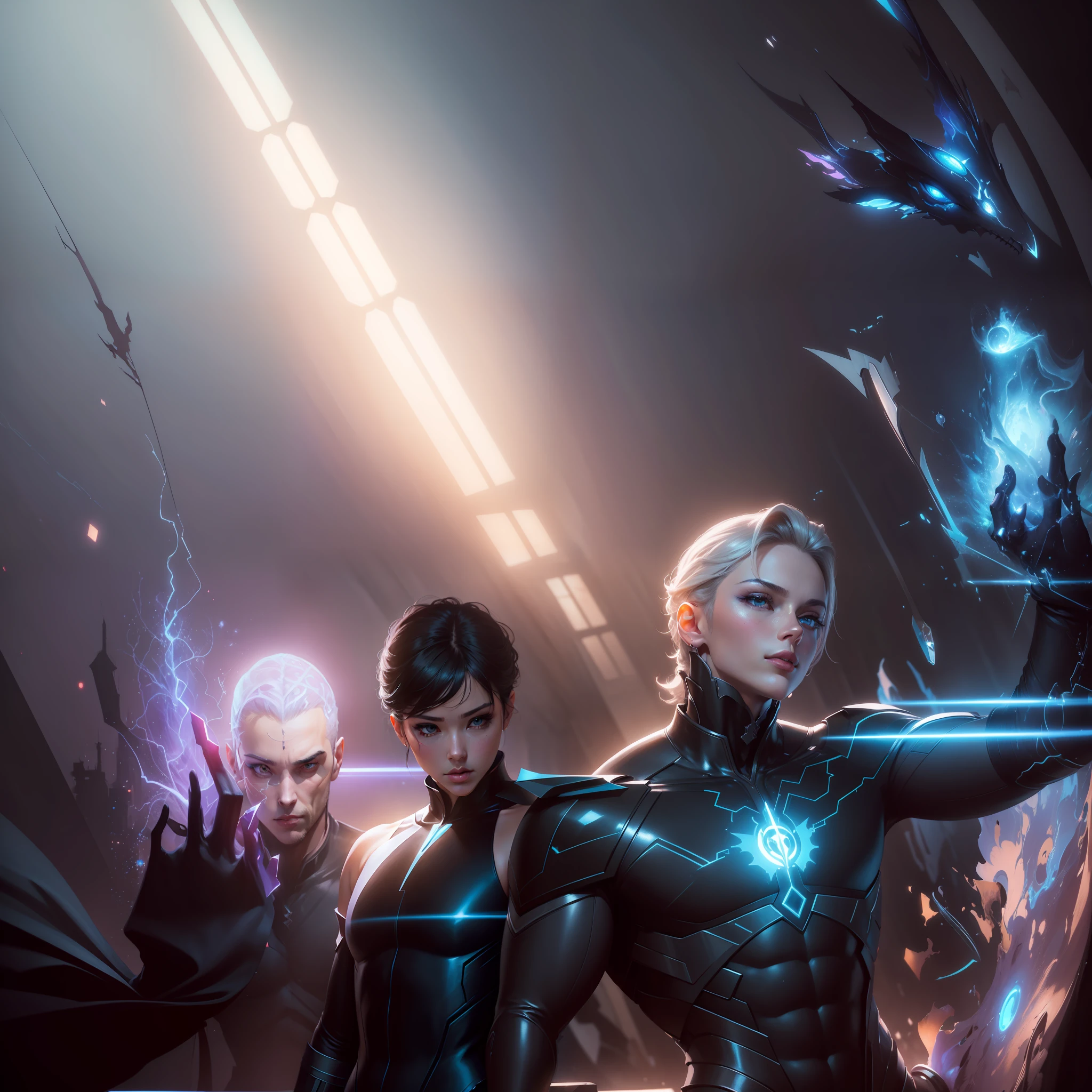 (((masterpiece))), (((best quality))), ((ultra-detailed)), (hyperrealistic), (highly detailed CG illustration), ((an extremely delicate and beautiful)),cinematic light, Create a stunning anime artwork that is currently trending on ArtStation, showcasing exquisite beauty and captivating aesthetics. The art piece should be highly detailed, featuring a compelling character and a visually appealing environment. The character in the artwork is a graceful and enchanting figure, radiating an aura of elegance. Pay close attention to intricate facial features, such as mesmerizing eyes with vibrant colors and delicate shading. The character's clothing should be designed with elaborate patterns, flowing fabrics, and rich textures, reflecting a blend of fantasy and contemporary fashion. Place the character in a captivating environment that enhances the overall appeal of the artwork. It could be a breathtaking natural landscape, a bustling futuristic cityscape, or a mystical realm filled with magical elements. Incorporate vibrant colors, dynamic lighting, and detailed background elements to create a sense of depth and immersion. Consider the latest trends in anime art, such as incorporating unique lighting effects, exploring creative composition techniques, or experimenting with unconventional color palettes. Take inspiration from the top artists on ArtStation and their exceptional execution of various art styles and themes. Camera: Choose an angle that highlights the character's beauty and the immersive environment. Lighting: Utilize atmospheric lighting techniques to create depth and mood. Resolution: Aim for a high-resolution artwork to showcase intricate details and clarity. Art Inspirations: Seek inspiration from the trending artists on ArtStation, exploring different styles, genres, and themes. --auto --s2