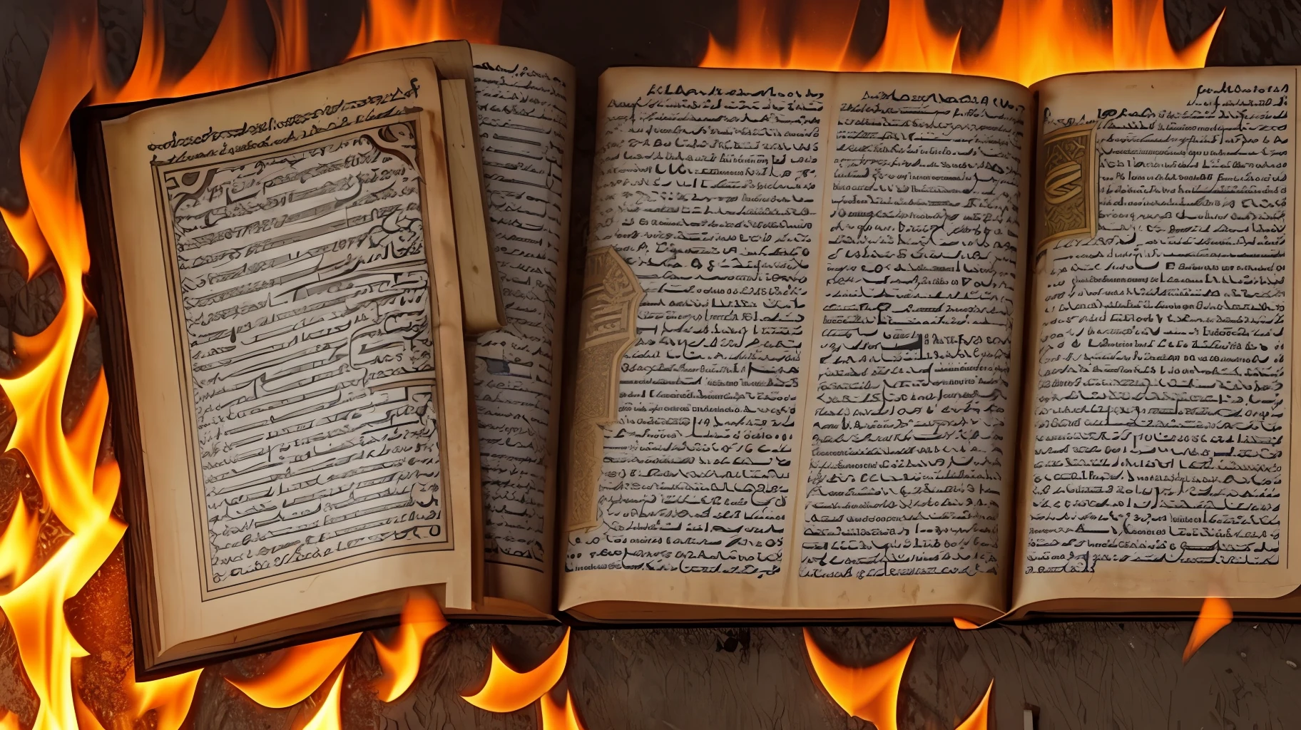 Two men burning muslim quran --auto --s2