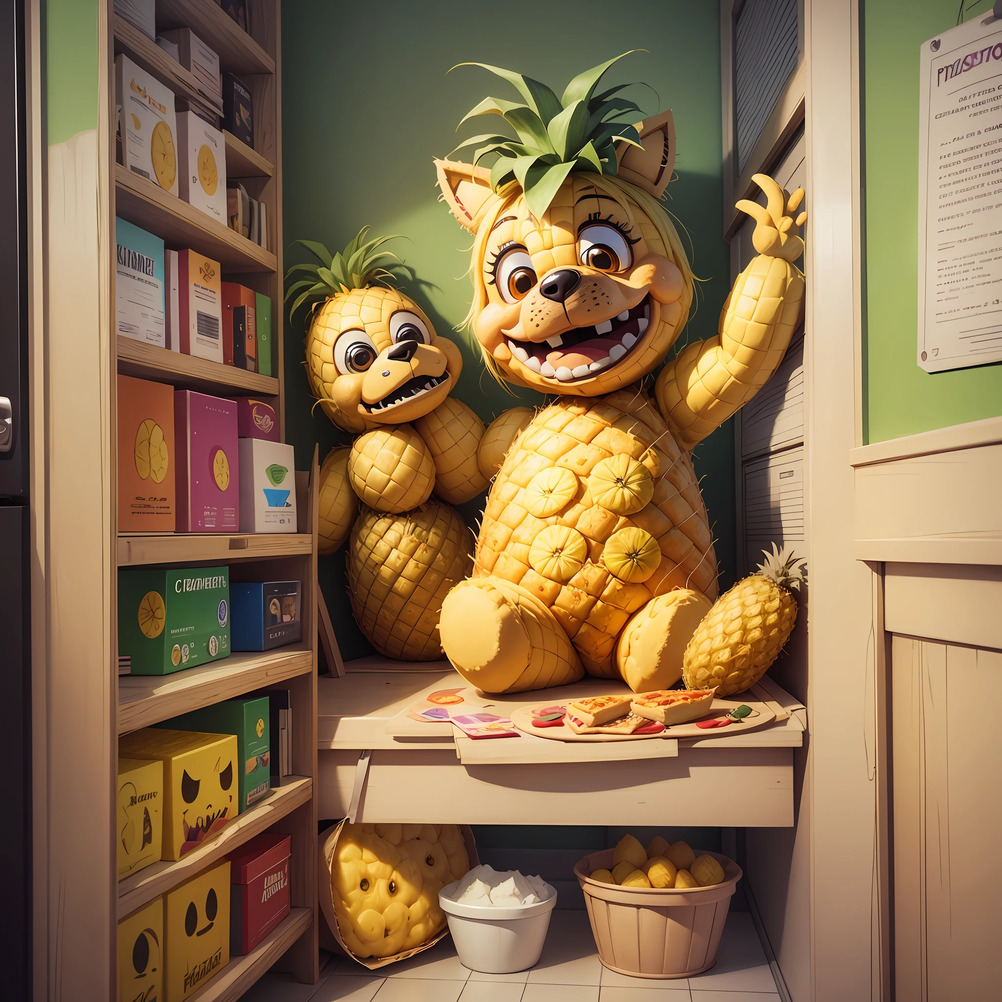 Chica do five nights at freddy's, comment pineapple pizza, --auto --s2