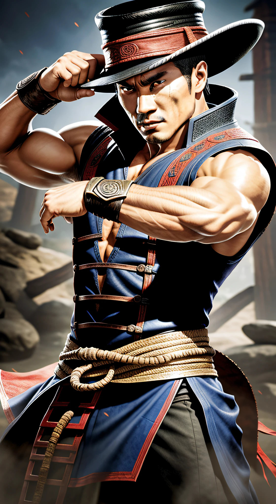 Kung Lao, Blade Hat at Mortal Kombat tips
