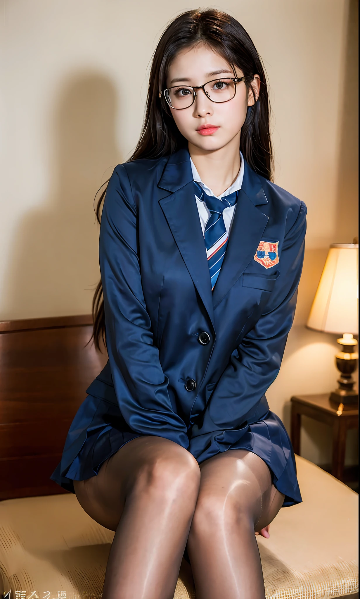 ulzzang-6500-v1.1, (raw photo:1.2), (photorealistic:1.4), beautiful detailed girl, very detailed eyes and face, beautiful detailed eyes, ridiculous, incredibly ridiculous, huge file size, super detailed, high resolution, very detailed, best quality, masterpiece, kemomimi, ((Japanese girls' high school uniform)), illustration, very detailed, CG, unified, 8k wallpaper, amazing, fine details, masterpiece, best quality, very detailed CG uniform 8k wallpaper, face light, cinematic lighting, 1girl, , (without panties)), (asses), ((dynamic pose))), (camel toe), (half),se), (bent knees and sitting))