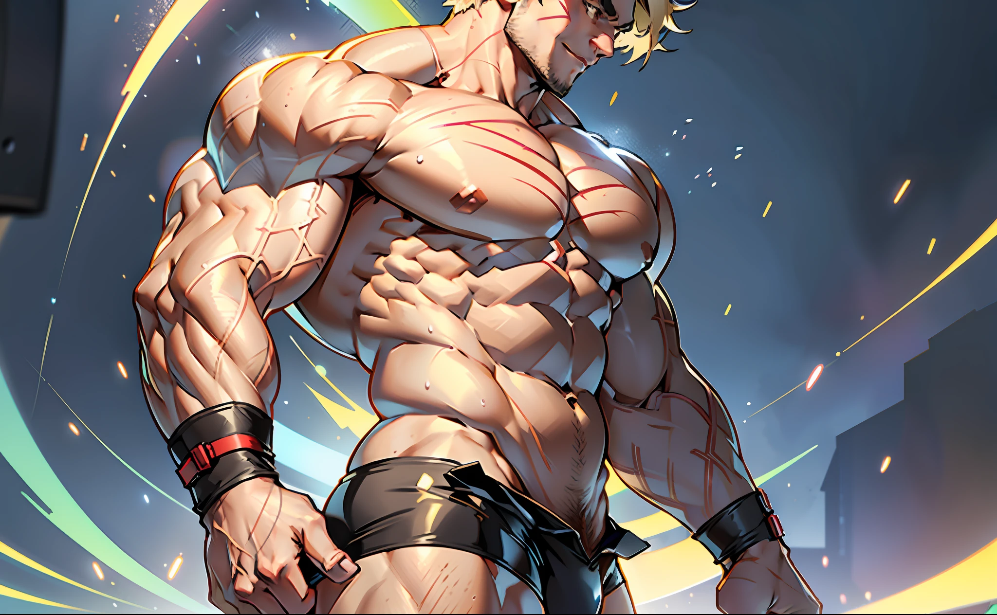 Style Sensual male hot magazine cover, white linen background and fabrics (man1:Tom holland Shaved cut curly hair with fringe. pale blonde lights. Very light white skin, rosaceous pink skin. Bone hat back, Beast from the alien hell. tanguinha. gold, pink, sexy overalls open folding fabrics] [hunk. beefy. protruding-Breastplates-rounded-affronted-pectorals very protruding and absurdly-massive are heavy with trim. Low brightness. Big Bodybuilder Skin makes folds and particular details. Full long leg. Fiber-Muscle, your little skin-colored nipple correction, vein-muscle, neck-vascular, hands-perfect-with-veins, lean belly. flat belly convex and thin. (fingers defined) nail-normal. Vein in thighs, Broad and massive shoulders, Broad Triceps. sexy holster. Scapula, Back-worked, reduce hip. glutes-male muscular, pes-masculine. [,(side profile) (Division-Deep-Glutes 1.2)( underwear trim: 2) (and displaying hairy knuckle) (bulge volume: 1.3) (hip pose )(Gestural super poses) (outstretched arms) (looking-at-the-viewer). (flexible dynamic twist) (flex-the-triceps or strong biceps) pov viewer: on the ground looking up)]( Face simulation font lighting, side lighting] [HDR, Ray super-Resolution, pbr texturing, Post-processing, Anisotropic filtering, clarity and sharpness, Multilayer textures, Albedo and Specular maps, Surface smooth texture shading, 8K HD, Perfect proportions, Octane render, dual-tone subshader, low ISO, white balance. Rule of thirds, Environmental occlusion. wide aperiature, 8K, efficient sub-pixel, sub-pixel convulution, luminescent particles, light scattering, Tyndall effect. PRECISE DIFFUSION.