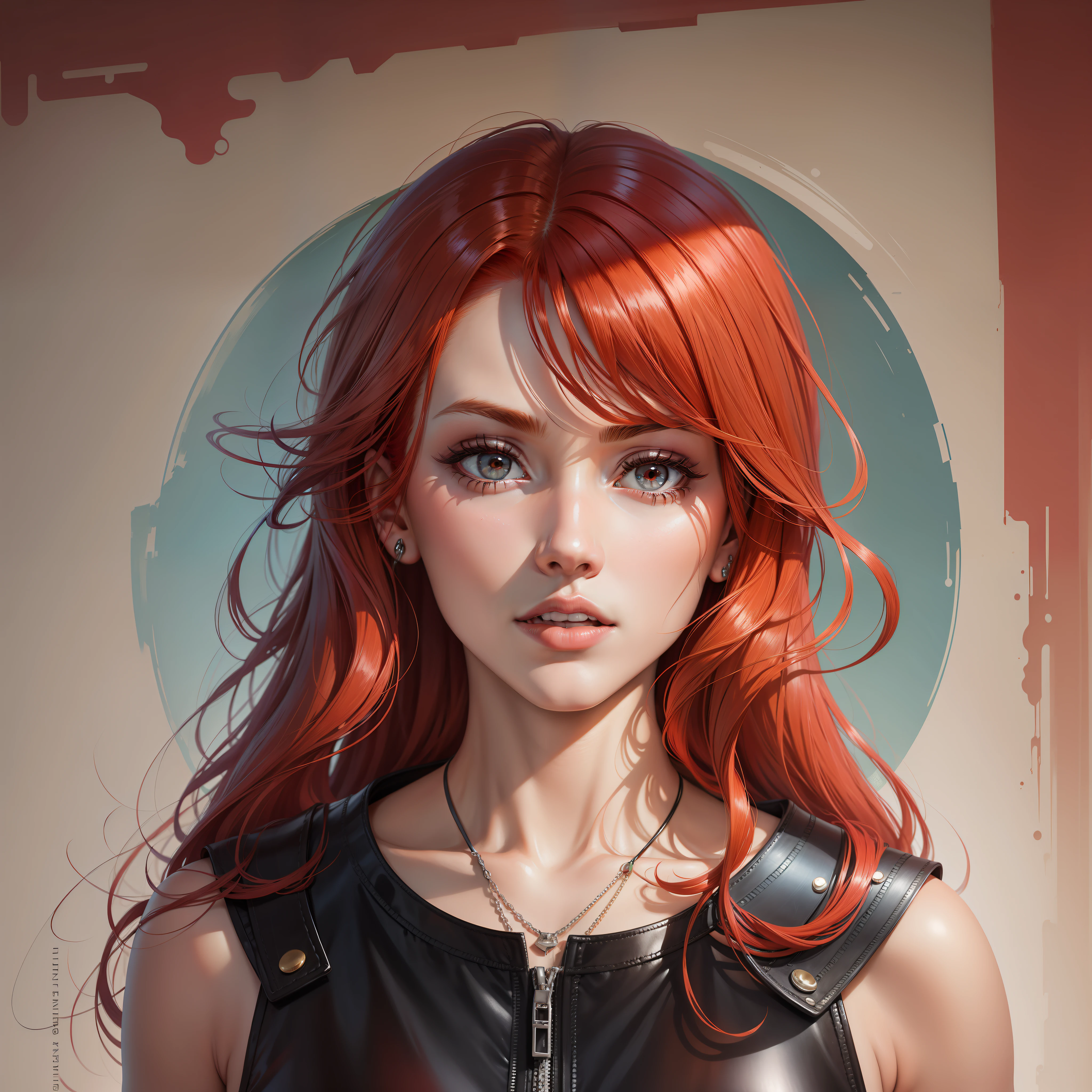 Red-haired Monica
