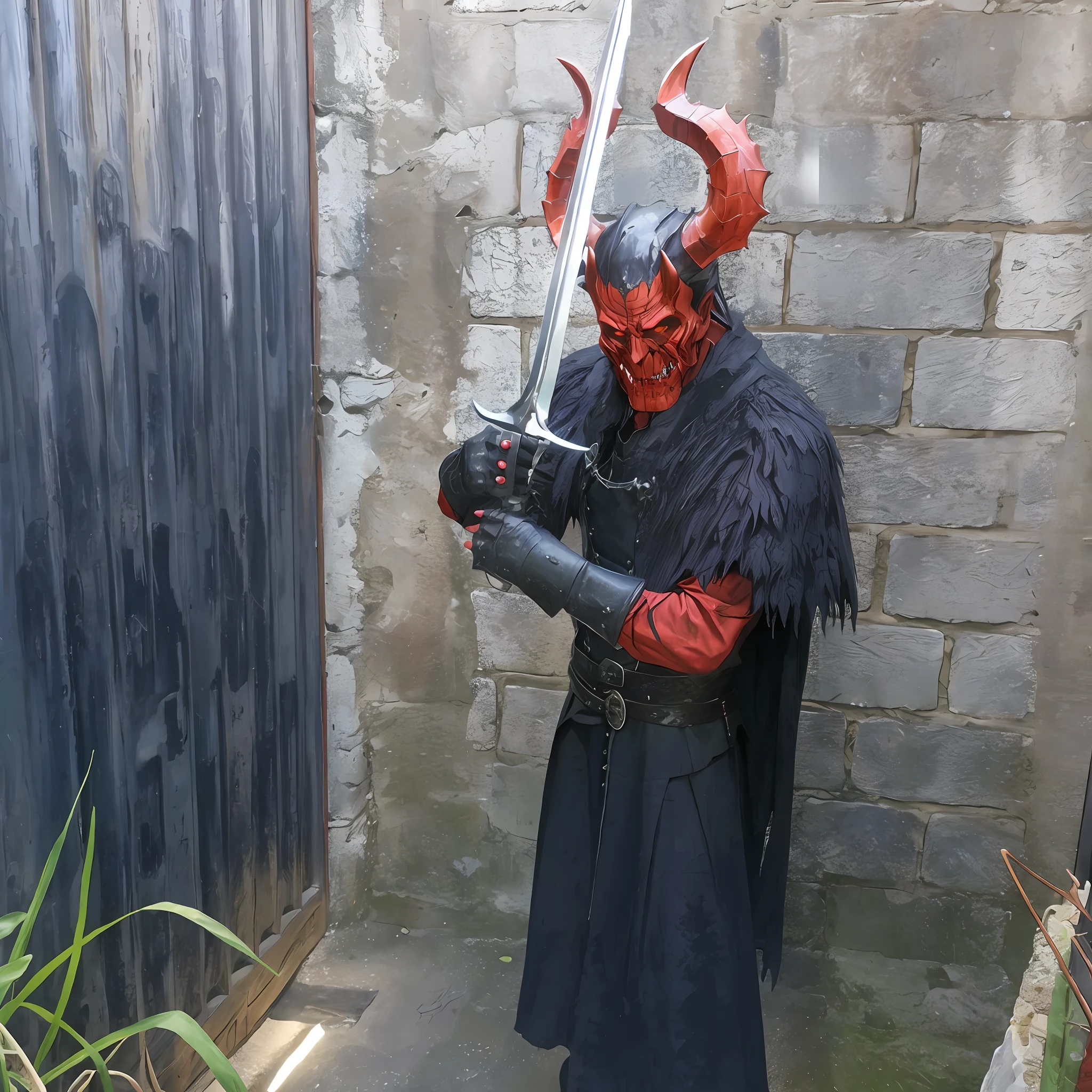 Demon Knight, Castle at Night, Gothic Realistic ,4k