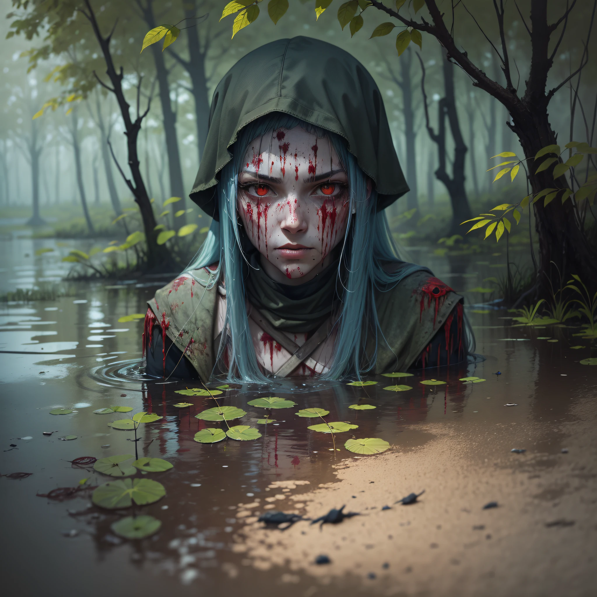 stalker loner, dead swamp, much blood --auto --s2