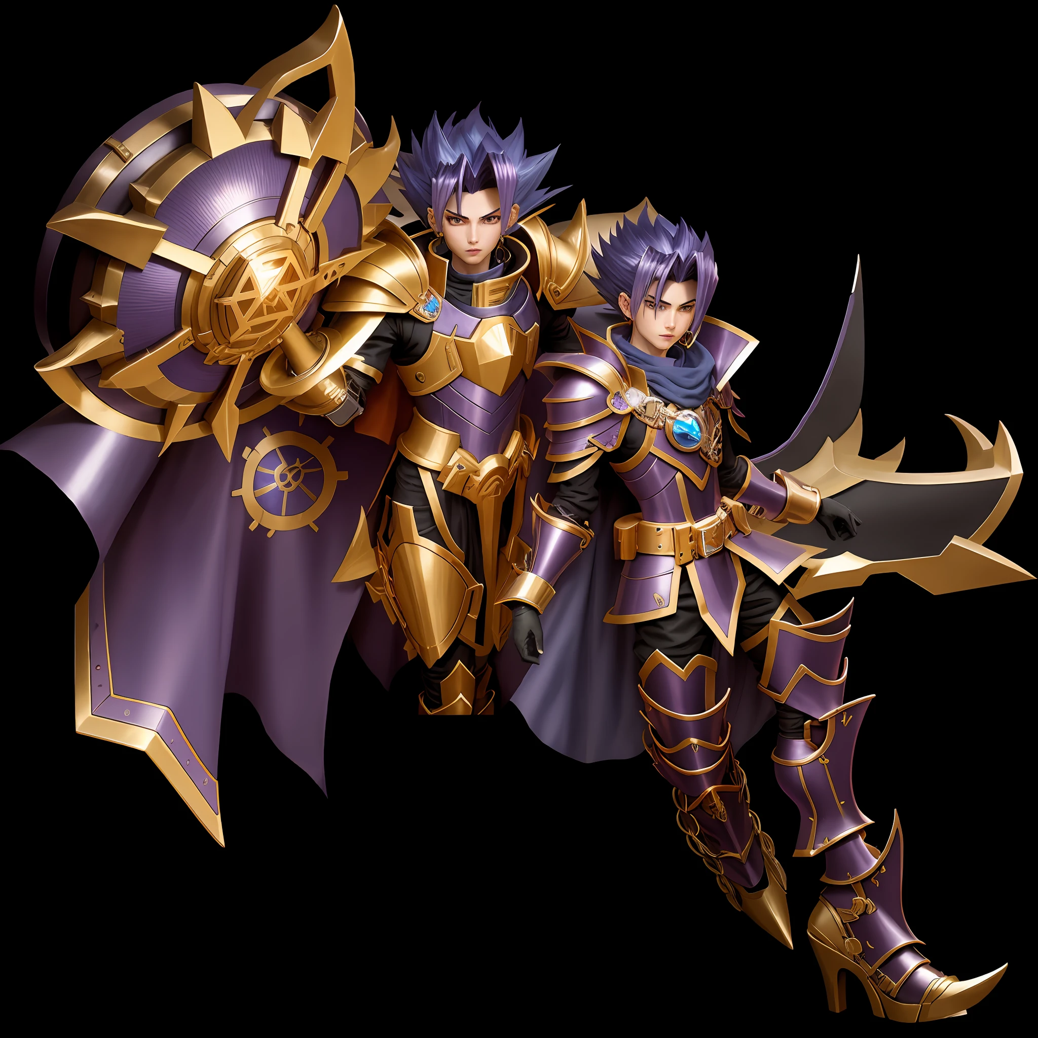 Yugioh male armor Necromante