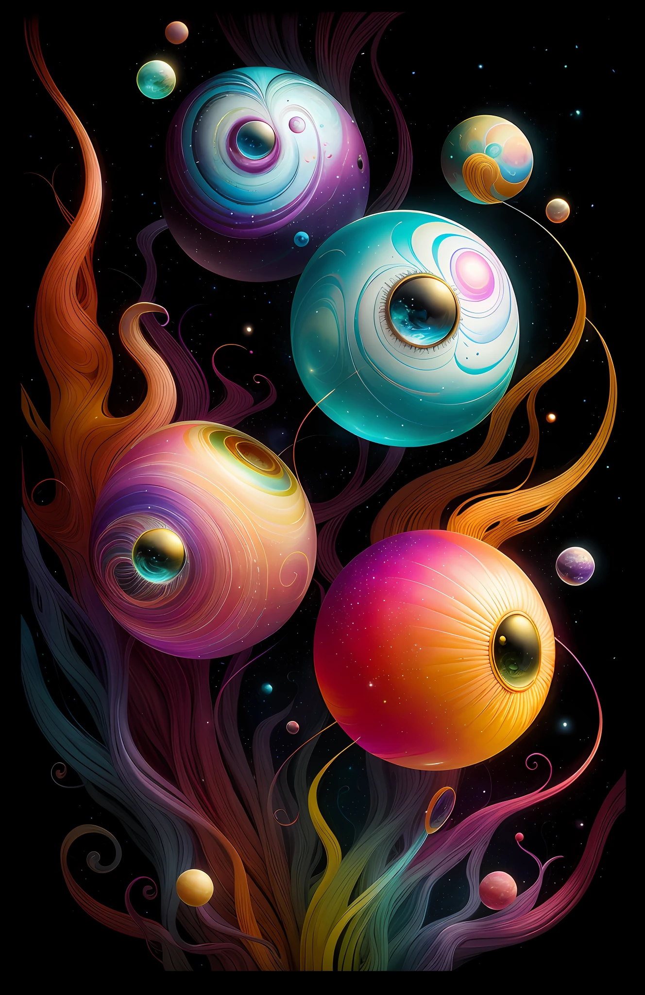 colorpop style, photo photo portrait of the sun surrounded by orbiting planetary moons, blonde pointy hair, natalie shau, mark ryden, alberto seveso, brooke shaden, anna dittmann, flora borsi, 8k resolution, perfect composition, milky way, rainbow color, flying insects, scales, wings, blue, texture, complex, gorgeous, shadow, pastel colors, 3d, Highly detailed, decorated in style, Tim Burton, Dale Chihuly, Xiaolongcheng, Cyril Rolando, by J. Gigue