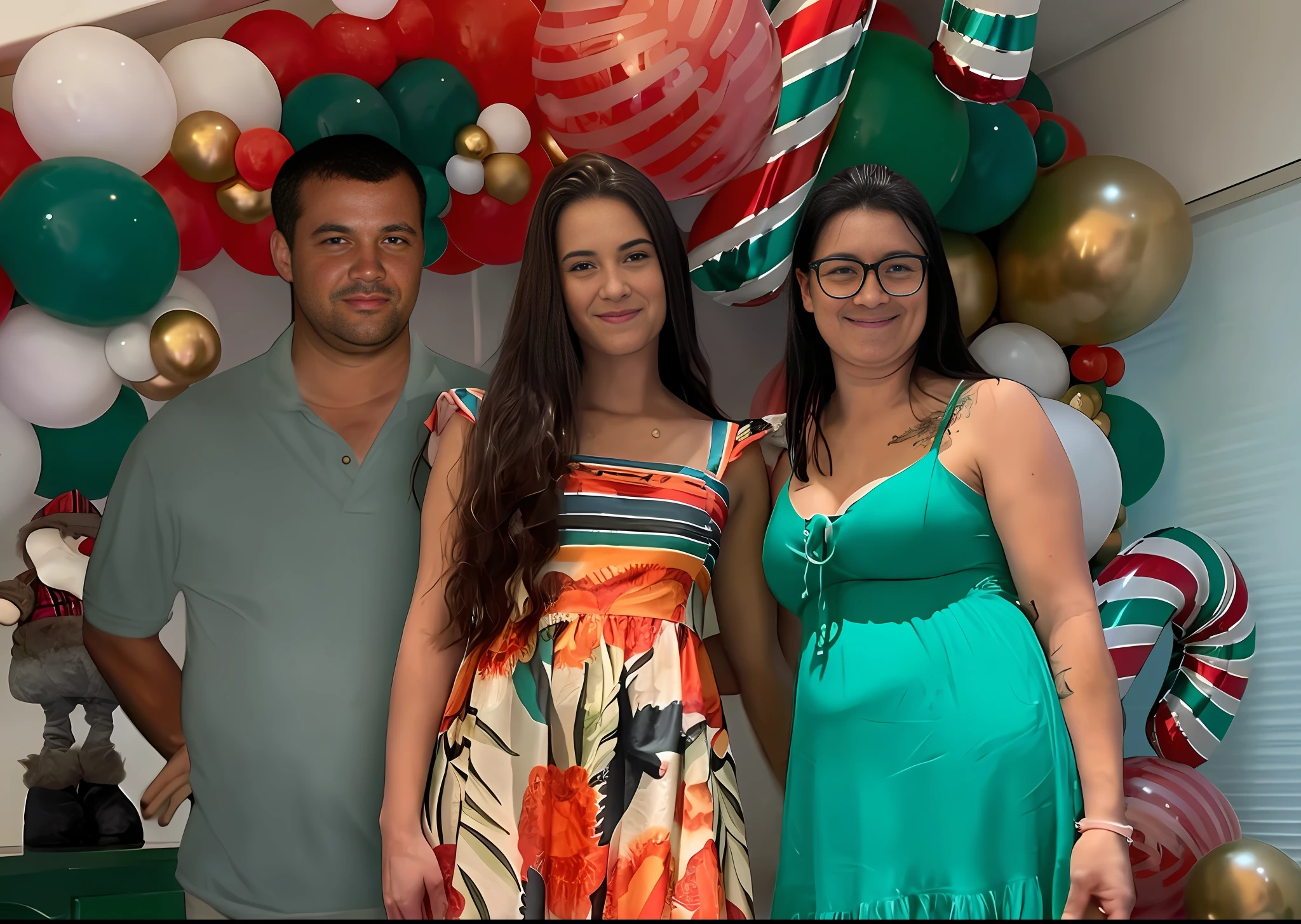 father and two daughters
