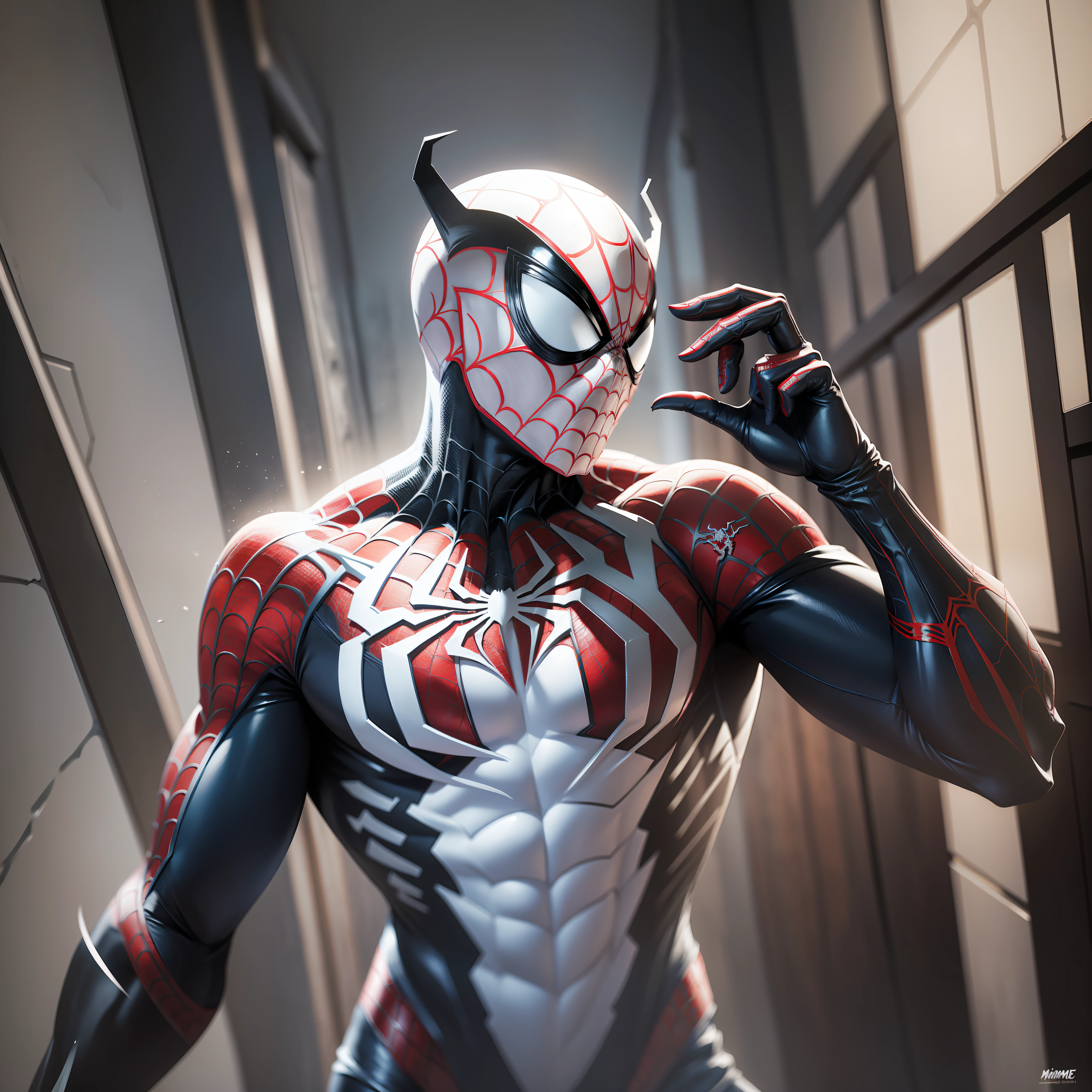 Series: spider man, white venom