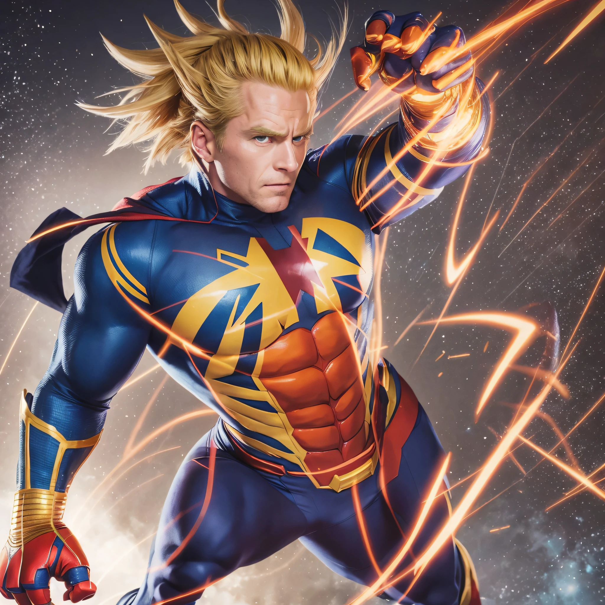 All Might Superhero Pose