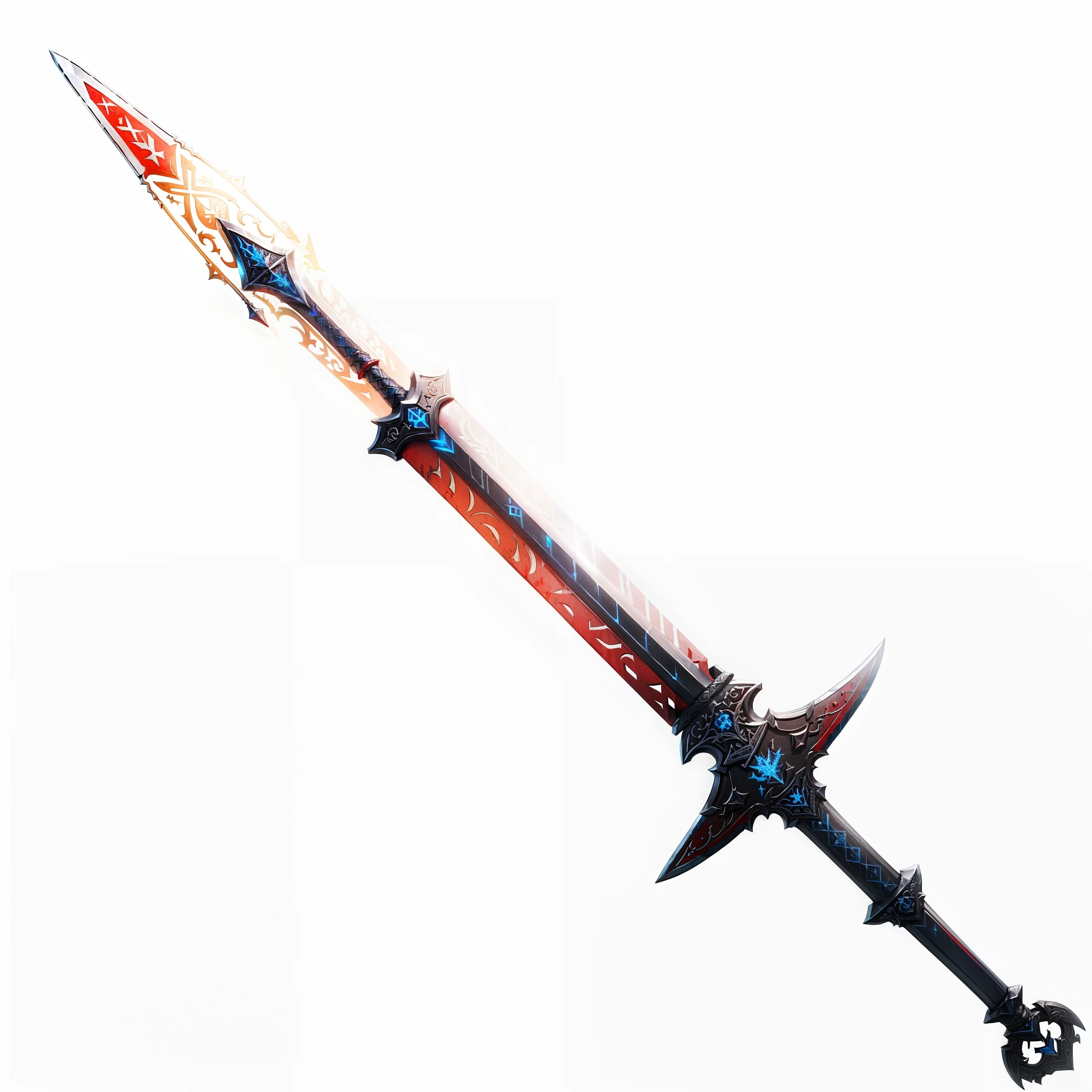 Sword of the Fallen, Bloody, runes, sword made by dwarves, (red dragon blade), realism, high quality, black sword.