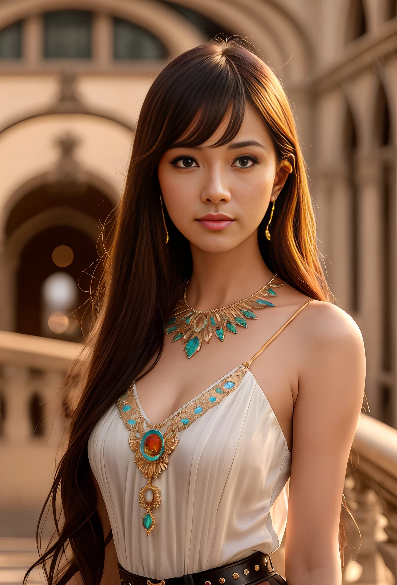 modelshoot style, (extremely detailed CG unity 8k wallpaper), full shot body photo of the most beautiful artwork in the world, stunningly beautiful photo realistic cute women, a hyper realistic ultra detailed photograph of a beautiful girl as a female 2020s dancer on the boat of 2020s Venice,(Bridge Of Sighs background),(princess eyes,shiny pupils), detailed symmetric beautiful hazel eyes, detailed gorgeous face,highly detailed, vibrant,professional majestic oil painting by Ed Blinkey, Atey Ghailan, Studio Ghibli, by Jeremy Mann, Greg Manchess, Antonio Moro, trending on ArtStation, trending on CGSociety, Intricate, High Detail, Sharp focus, dramatic, photorealistic painting art by midjourney and greg rutkowski