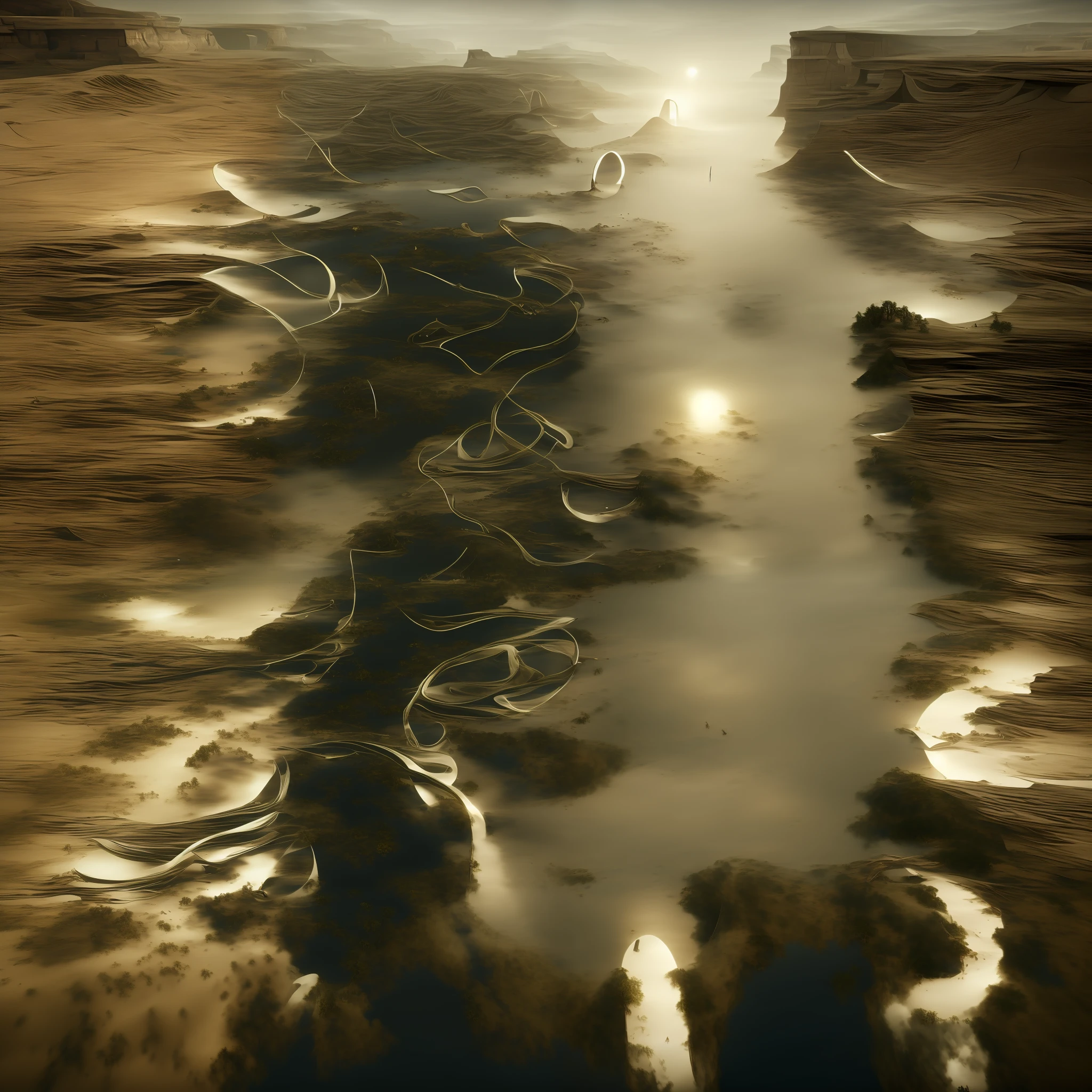 Futuristic design of cave dwelling space concept art on grand Canyon caves nature architecture, proportional,detailed, cave architecture nature meets futuristic architecture by Toyo Ito and Philip Johnson with Jean Nouvel village,residential area, futuristic development, high rise made up staircases, balconies, full of rock and glass facades, residential spaces carved from cliff side ,trending on artstation, beautiful lighting,In the style of Andreas Achenbach and Norman Ackroyd masterpiece, fantasy, intricate, award winning, 4k, highest quality render --auto --s2