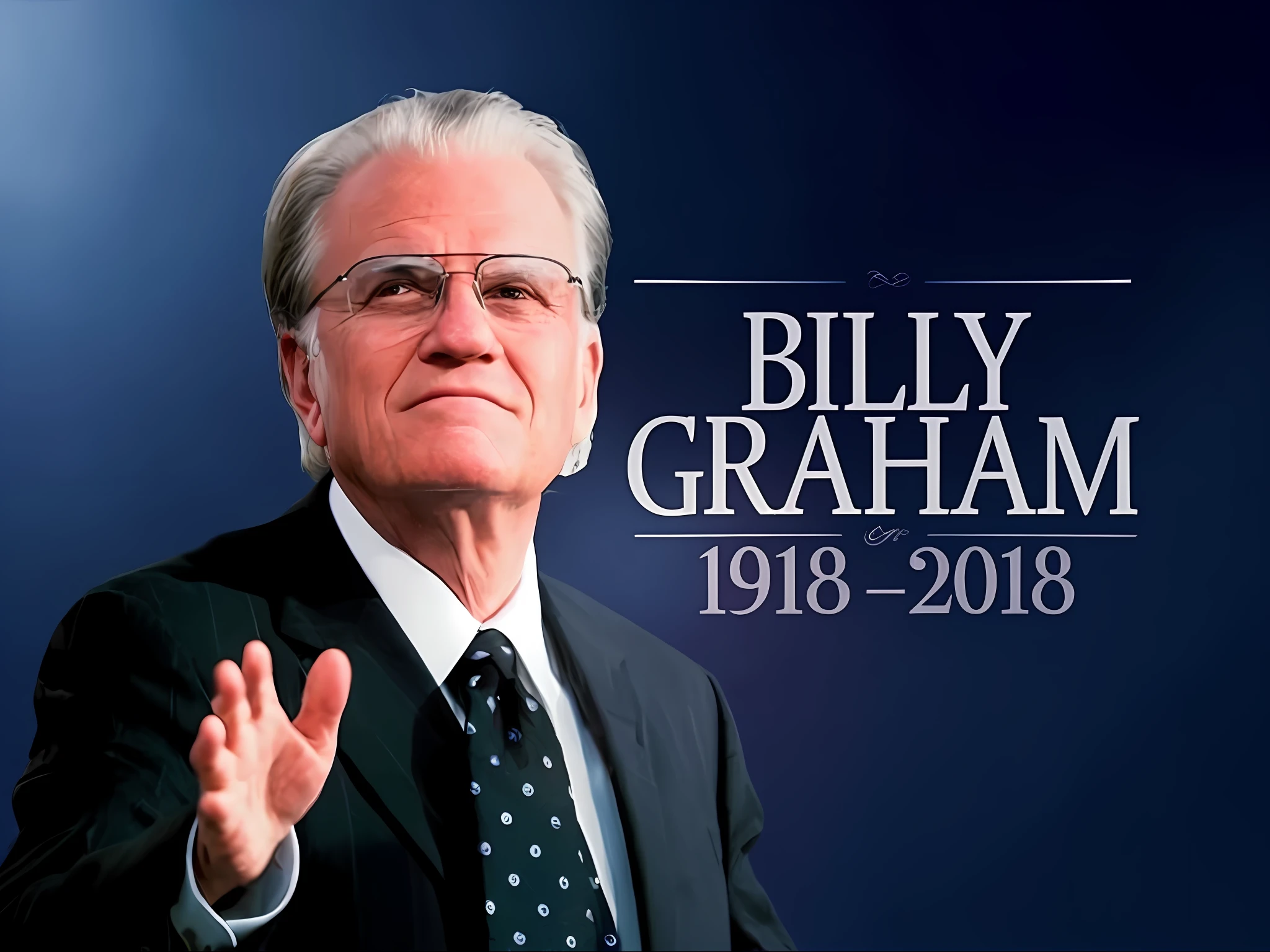 a close up of a person in a suit and tie with a hand out, billy christian, rip, remembering his life, taken in the early 2020s, 💣 💥, 💣 💥💣 💥, by Willy Bo Richardson, official, digitally remastered, bill stoneham, 2018, 2 0 1 8, he is about 8 0 years old