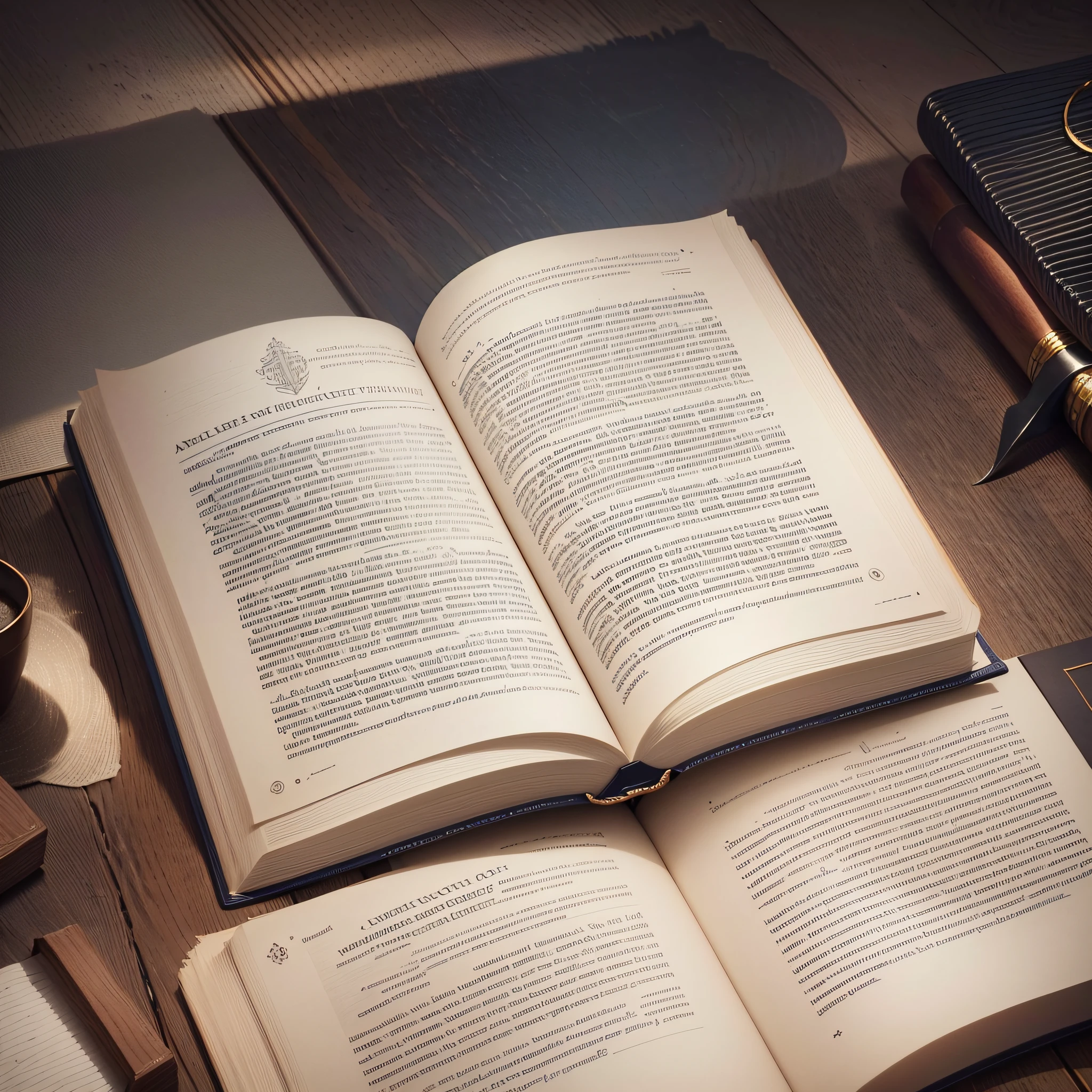 A serene and inspiring background, with the image of an open book, highlighting a page with a significant Bible verse highlighted. The soft light illuminates the verse, conveying a sense of peace, wisdom, and spirituality. The image symbolizes the source of inspiration that the Bible represents, inviting viewers to explore its pages to find transformative teachings and reflections. --auto --s2