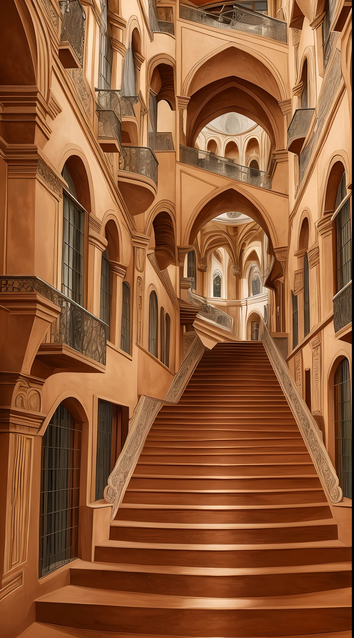 Escher style. --auto --s2