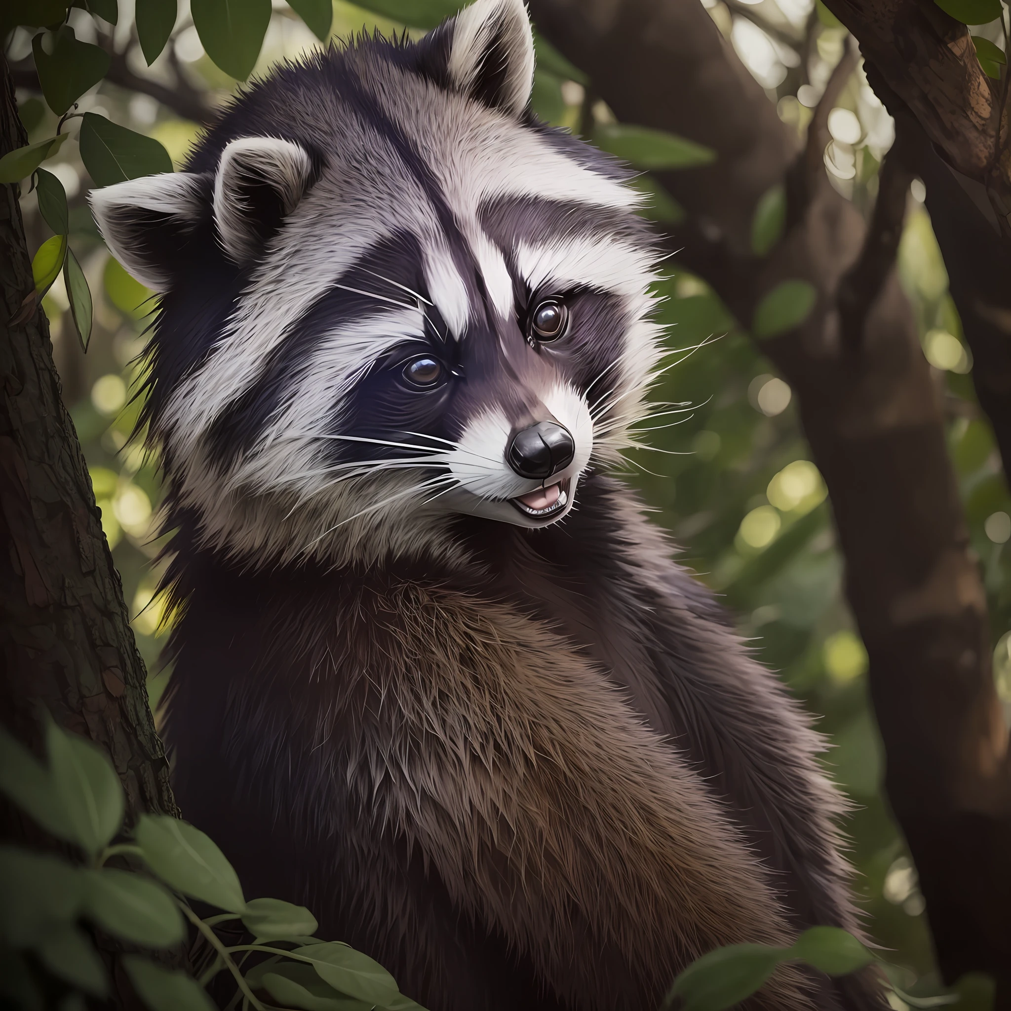 raccoon man, den --auto --s2