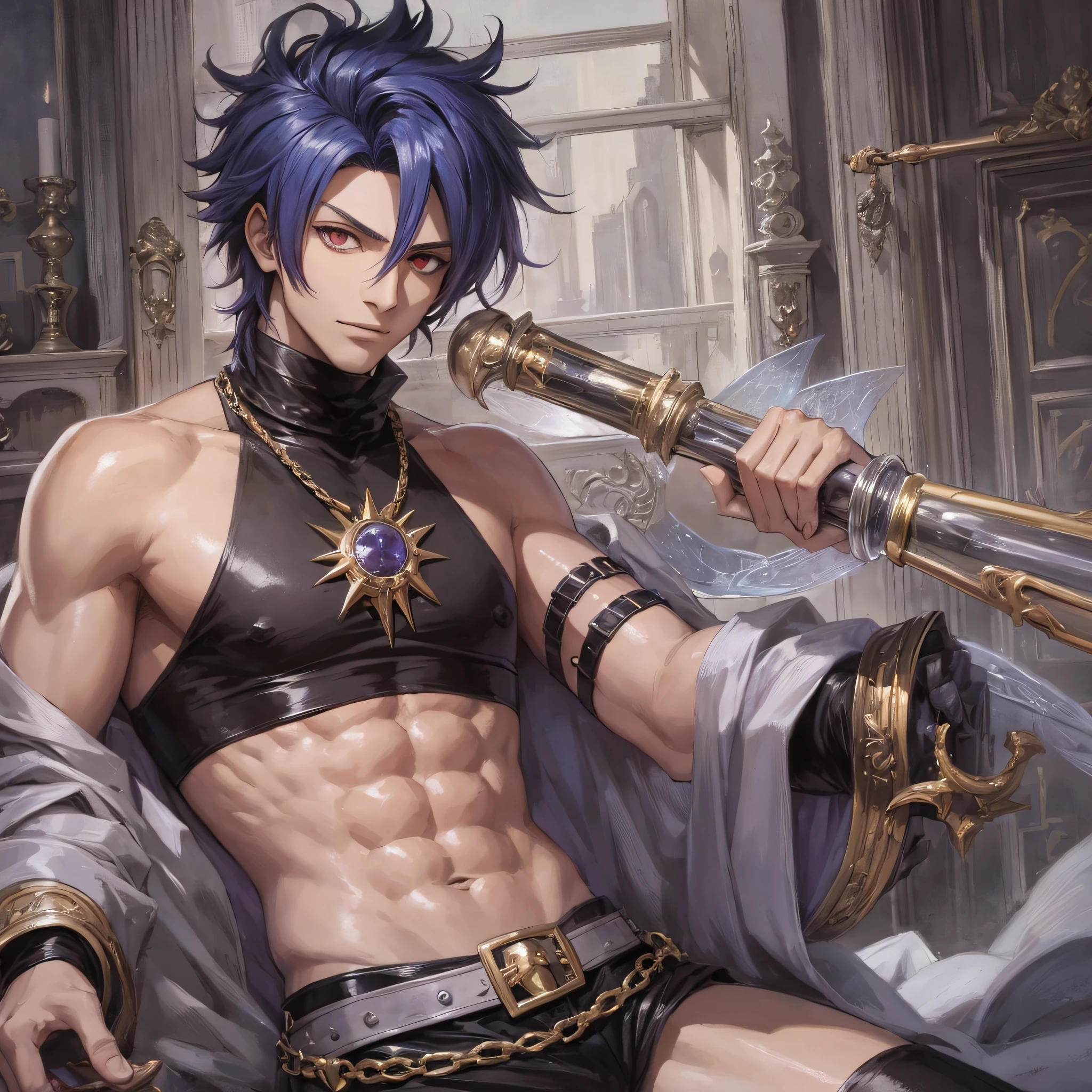 Fairy Tail Naz, male, hot-blooded, uses magic --auto --s2