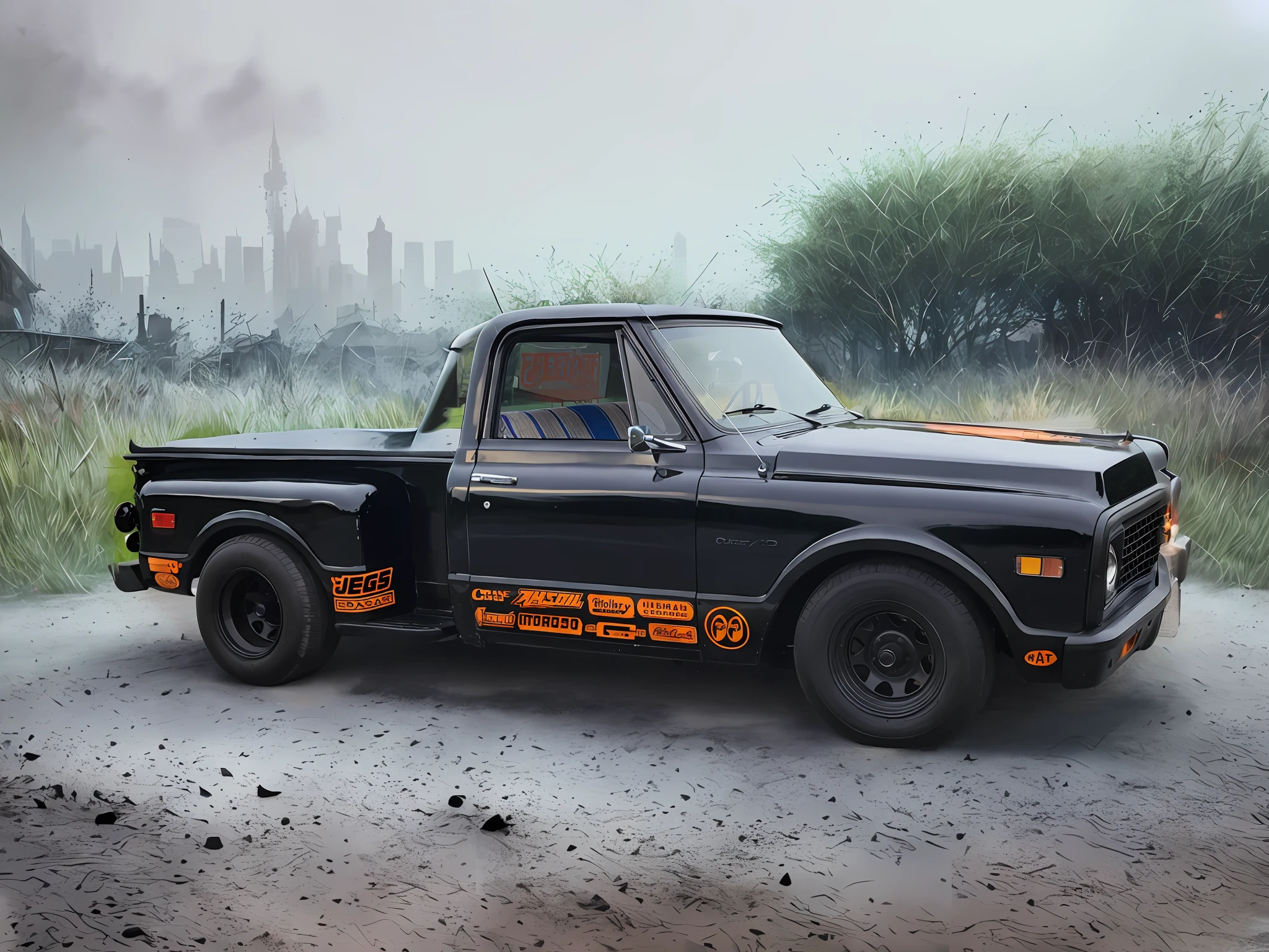 [car : zombi :5], (dark shot:1.17), epic realistic, faded, ((neutral colors)), art, (hdr:1.5), (muted colors:1.2), hyperdetailed, (artstation:1.5), cinematic, warm lights, dramatic light, (intricate details:1.1), complex background, (rutkowski:0.8), (teal and orange:0.4)