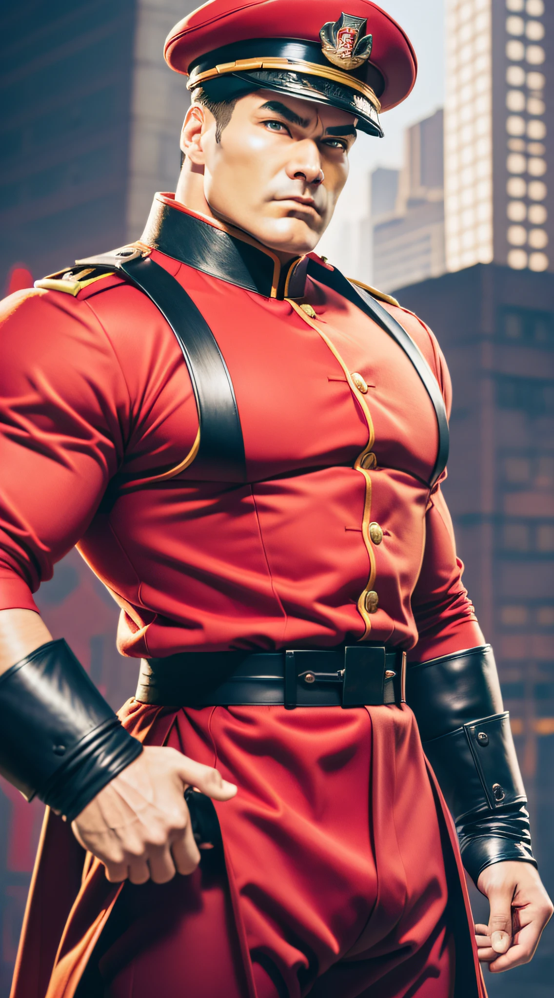 M.Bison, Red Clothes, Street Fighter