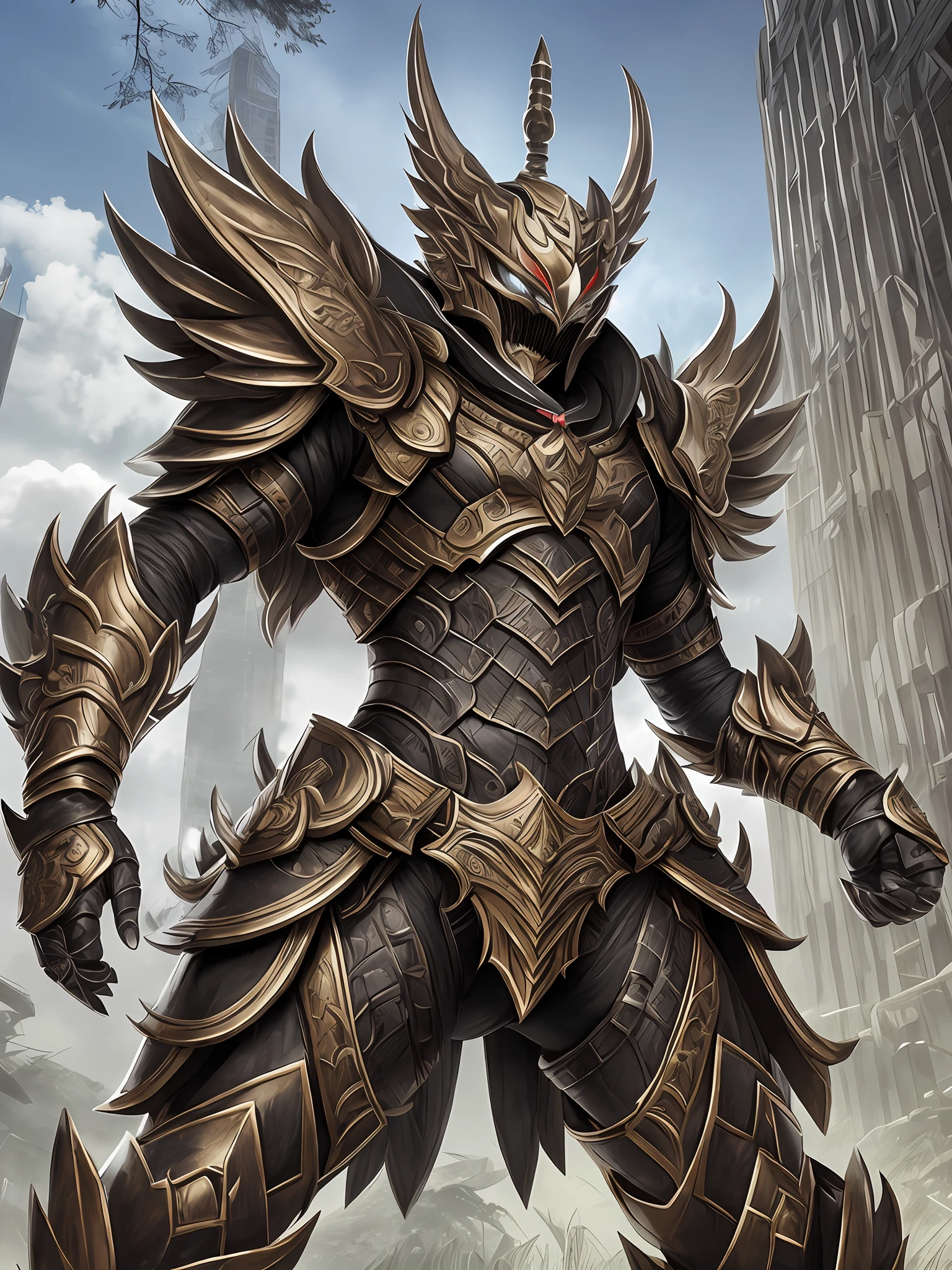 Garuda phanton monster japanese , full armor --auto --s2