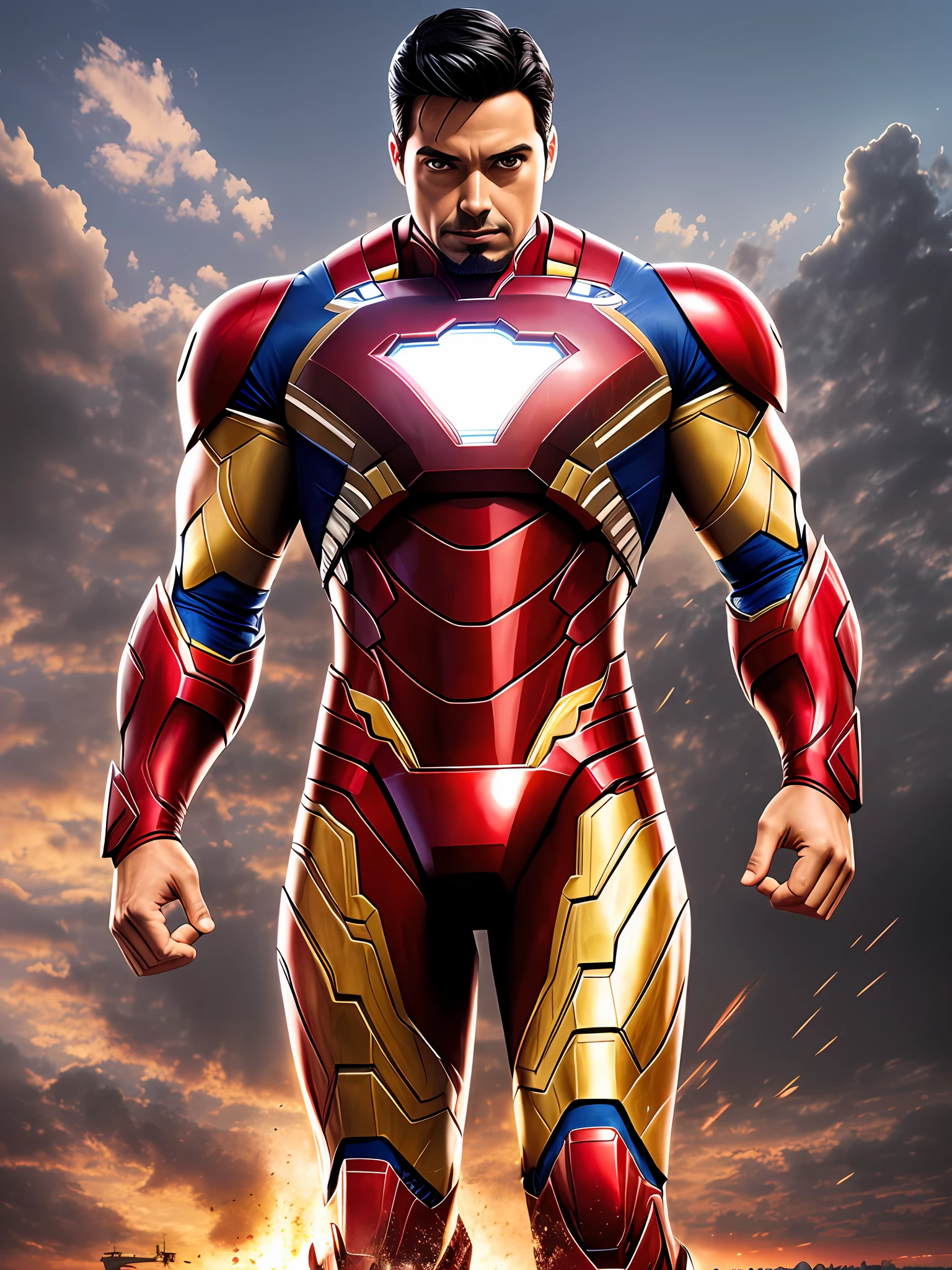 Super Man iron man, photorealist --auto --s2
