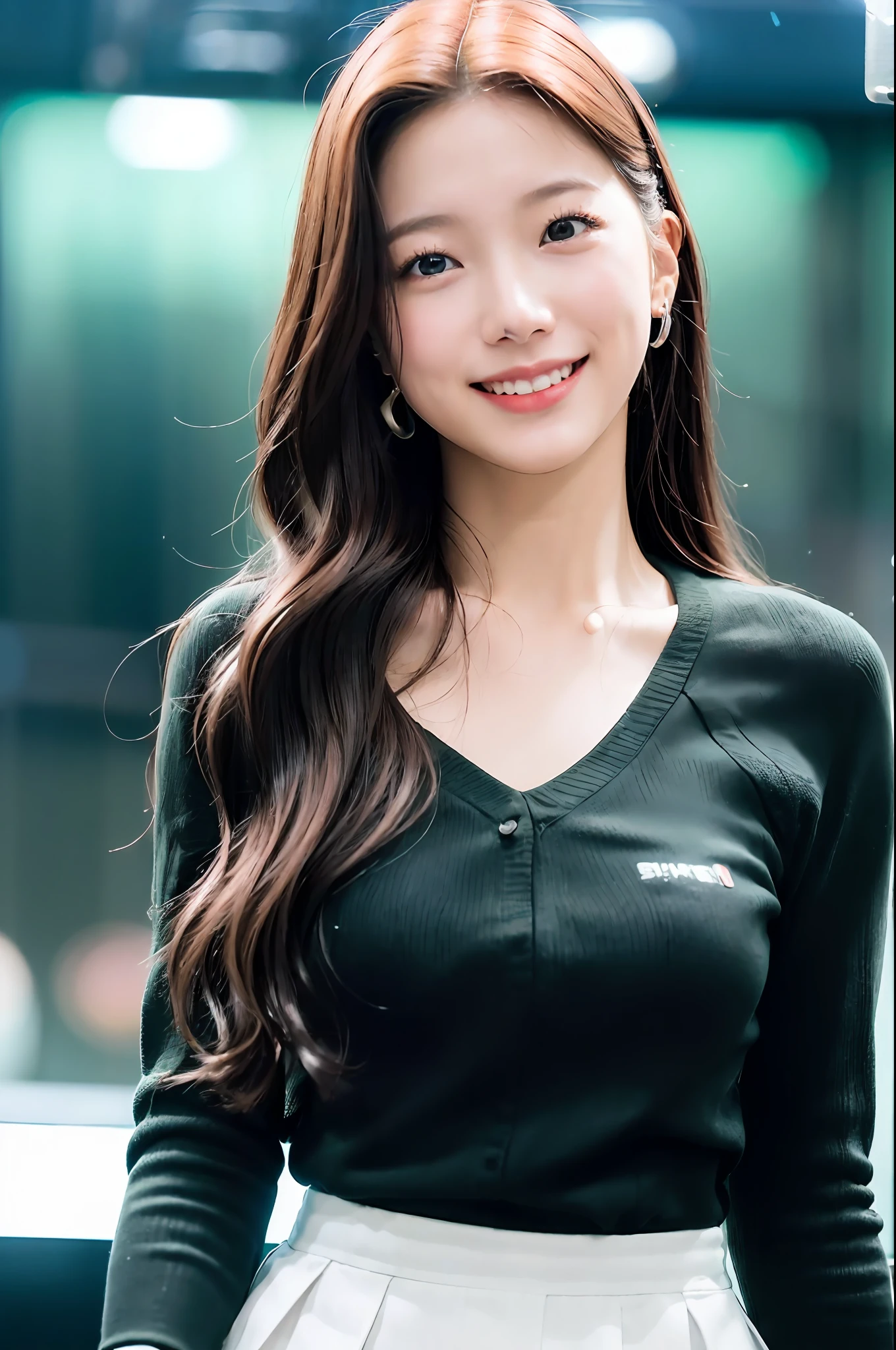 1girl, happy, smiling, (at supermarket:1.2), ((student uniform:1.2)), RAW photo, (photorealistic:1.37, realistic), highly detailed CG unified 8K wallpapers, looking at viewer, (((straight from front))), (HQ skin:1.8, shiny skin), 8k uhd, dslr, soft lighting, high quality, film grain, Fujifilm XT3, ((upper body:1.6)), (professional lighting:1.6)