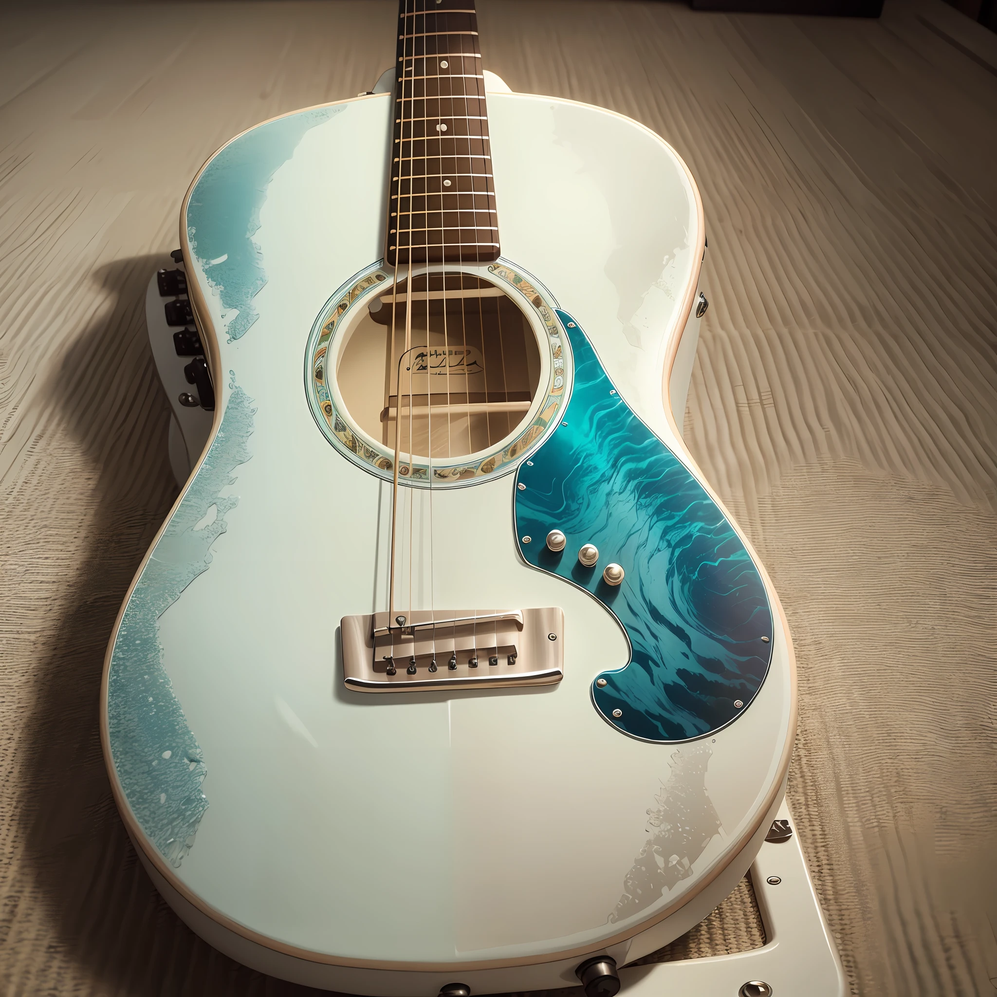 sea color ivory guitar --auto --s2