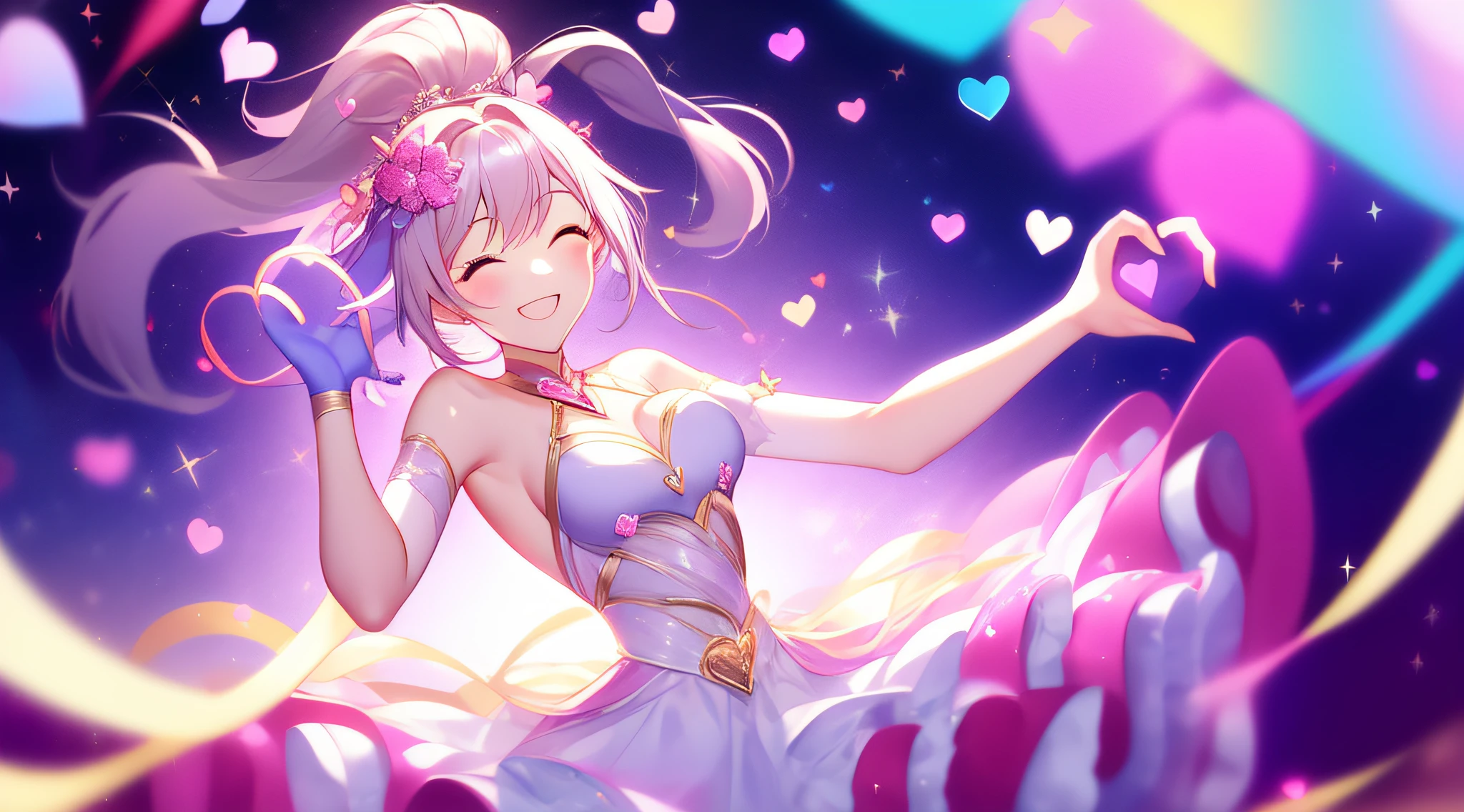 Twinkle heart, draw a beautiful heart, beautiful heart, exciting heart, heart dance, dance happily with heart, smile