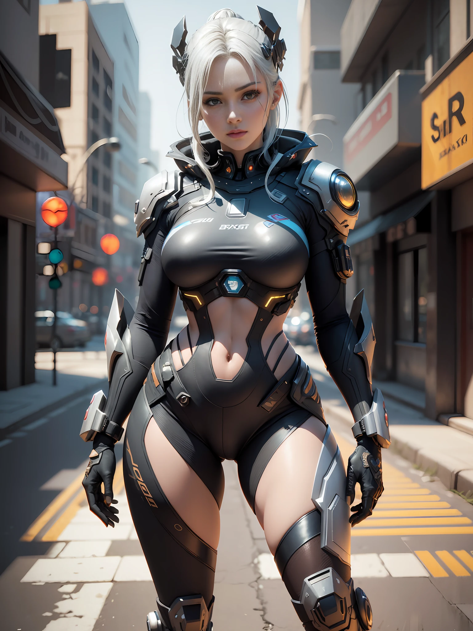 ((Best quality)), ((masterpiece)), (detailed:1.4), 3D, an image of a beautiful cyberpunk female,HDR (High Dynamic Range),Ray Tracing,NVIDIA RTX,Super-Resolution,Unreal 5,Subsurface scattering,PBR Texturing,Post-processing,Anisotropic Filtering,Depth-of-field,Maximum clarity and sharpness,Multi-layered textures,Albedo and Specular maps,Surface shading,Accurate simulation of light-material interaction,Perfect proportions,Octane Render,Two-tone lighting,Wide aperture,Low ISO,White balance,Rule of thirds,8K RAW,