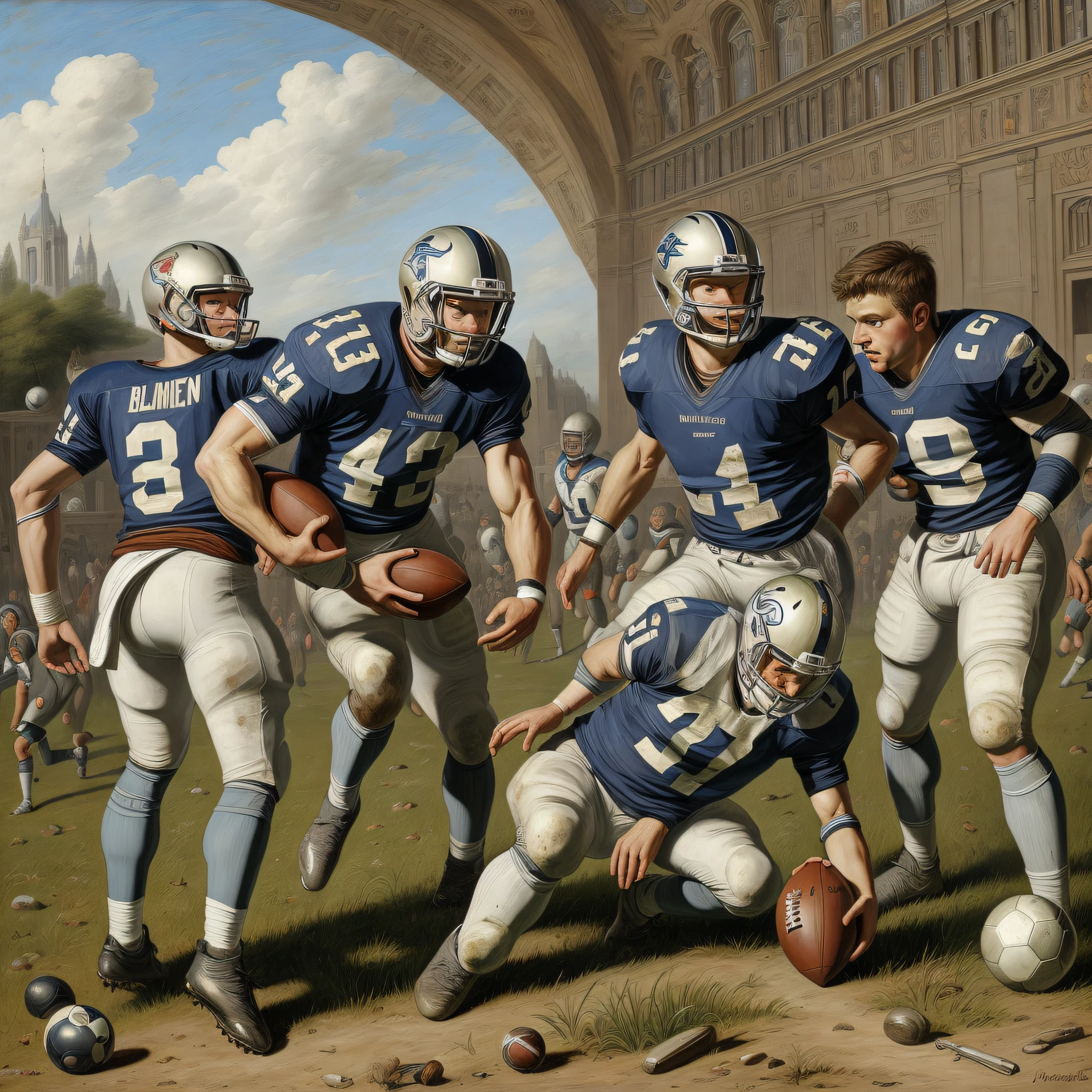 football players by Jan Brueghel et Hendrick Van Balen --auto --s2