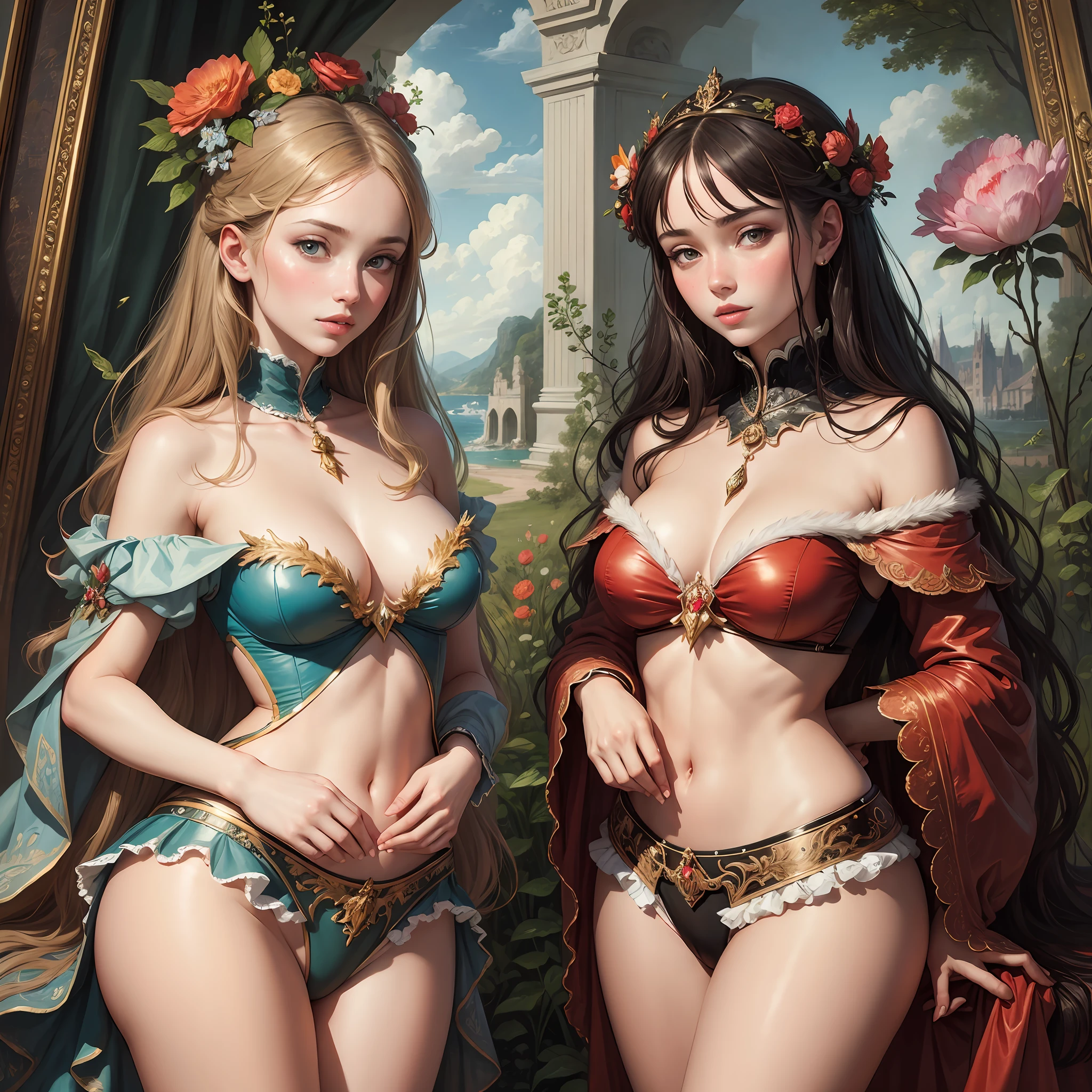beautiful and sexy girls by Jan Brueghel et Hendrick Van Balen --auto --s2