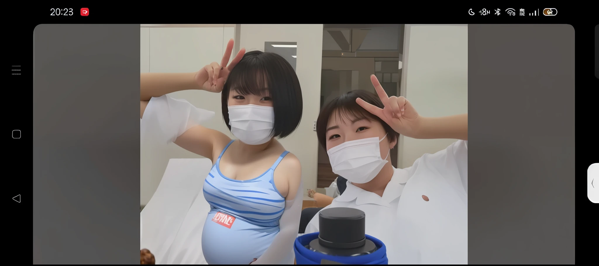 ((Best Quality, 8k, Masterpiece: 1.3)), Focus: 1.2, Perfect Body Beauty: 1.4, Fat, Full Body, Layered Haircut In the crowd, Very detailed face and skin texture, Wearing Worms is wet, Colossal, Pregnant and Bulging Tummy