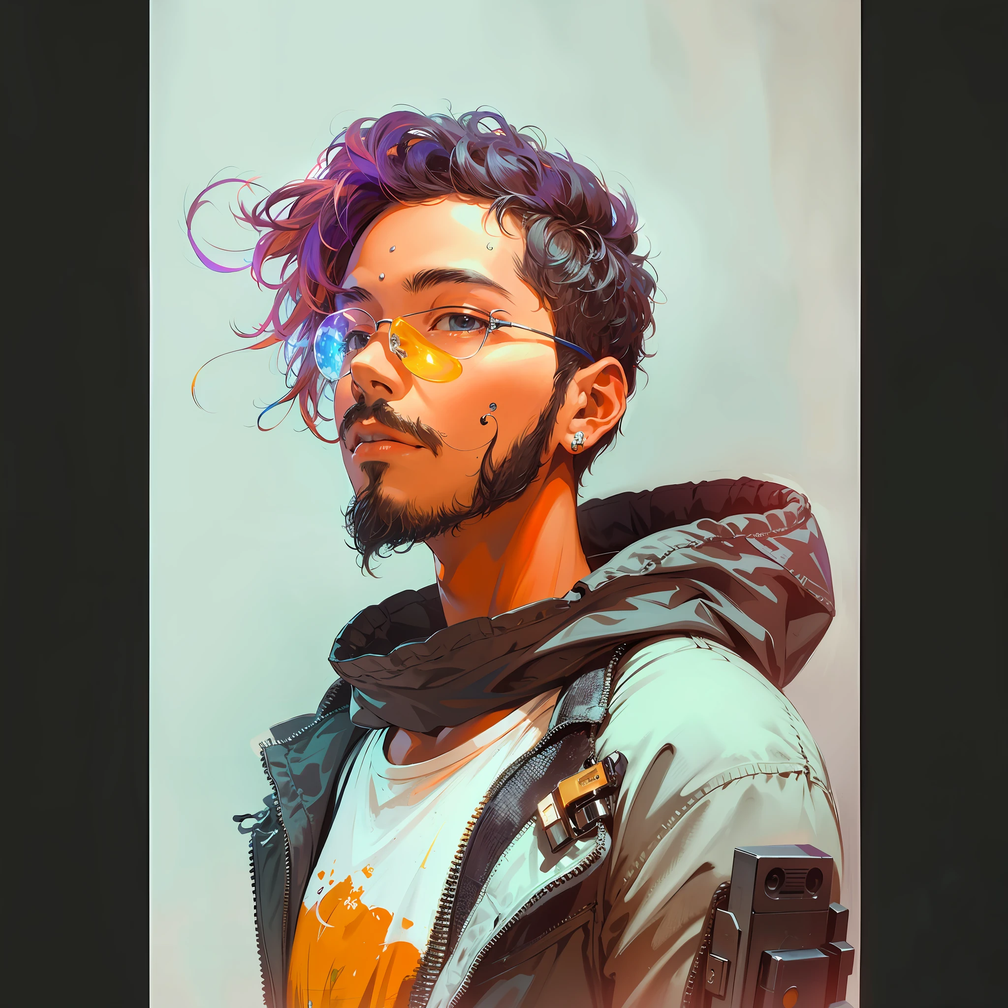 absurd resolution, high resolution, (masterpiece: 1.4), ultra-detailed, 1boy, from above, space, floating, fantasy, Disney, outer space in the background, different poses.