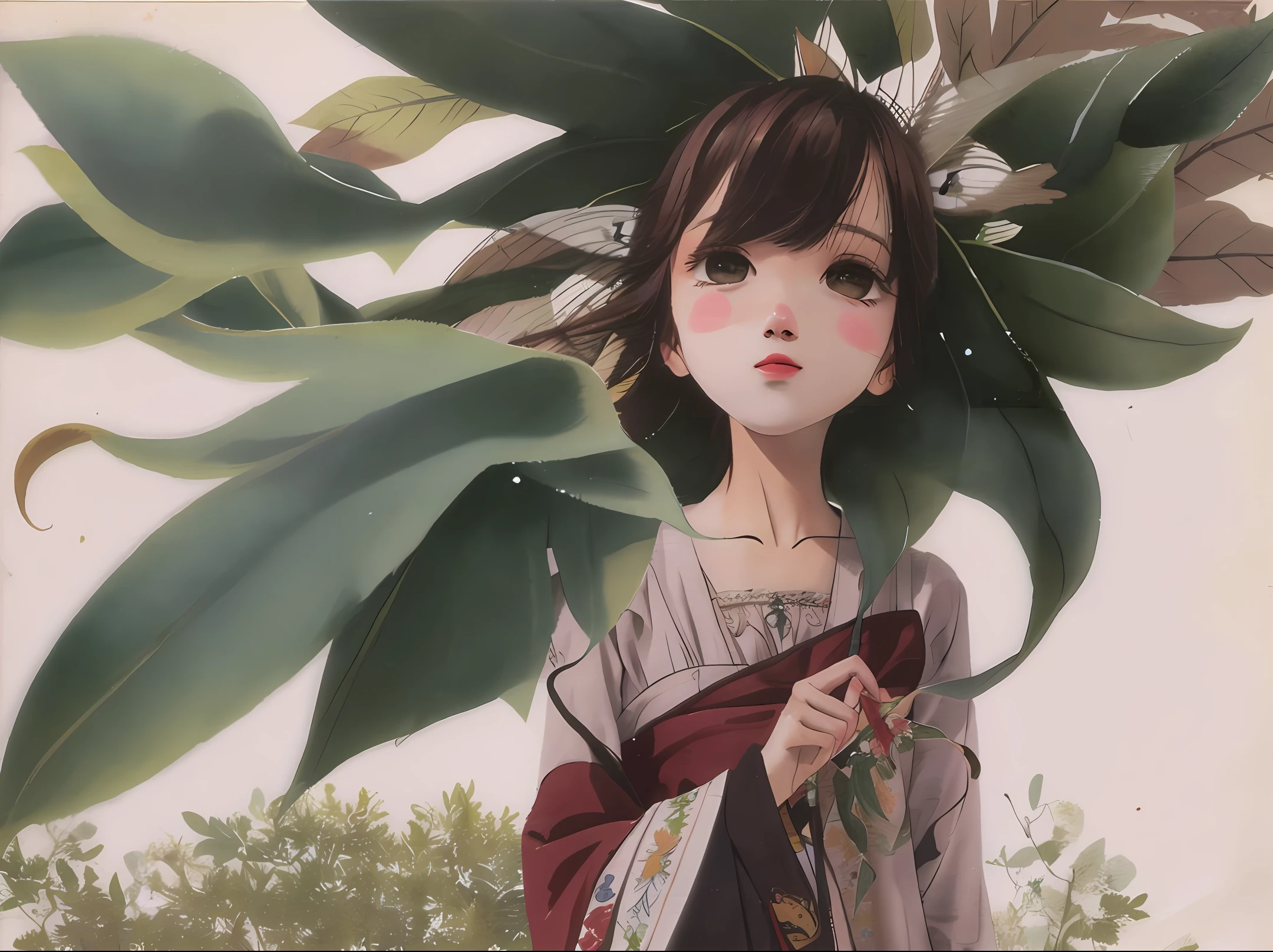 Wind from the leaves