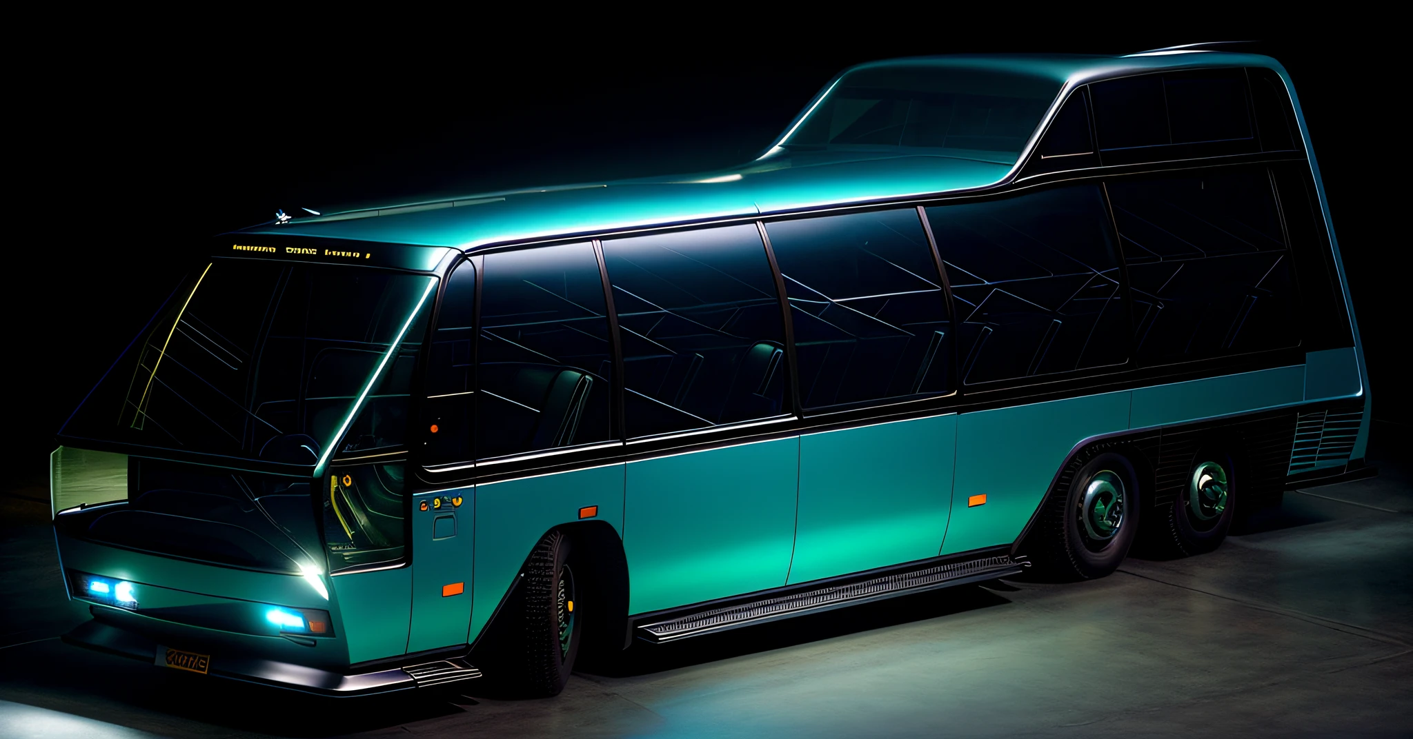 photography, ((photography)), ((photorealistic)), detailed, 8k, ultra-detailed, ((intricate)), bus, 2050s, future, vehicle photography, vehicle design, complete view of a car, futuristic