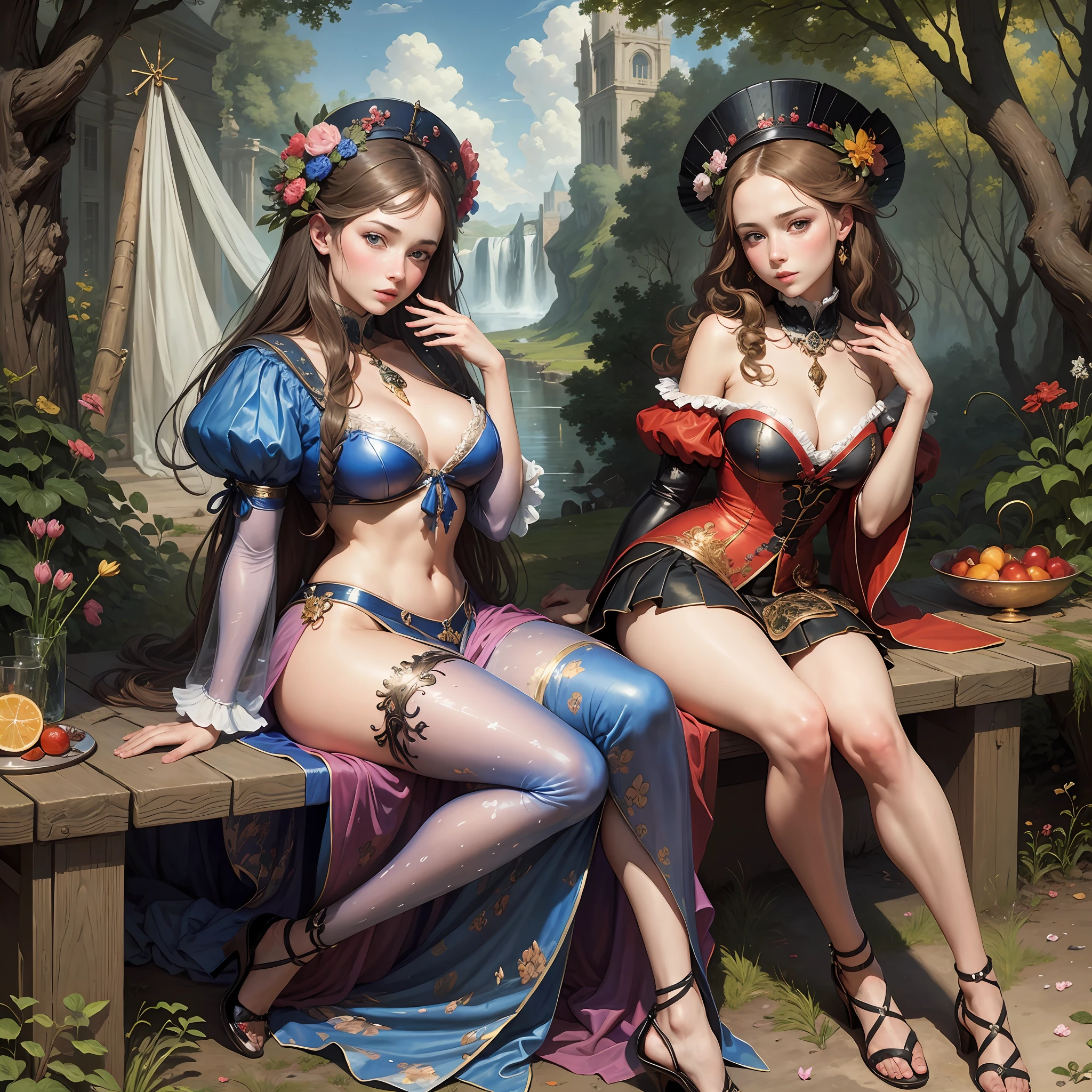 beautiful and sexy girls by Jan Brueghel et Hendrick Van Balen --auto --s2